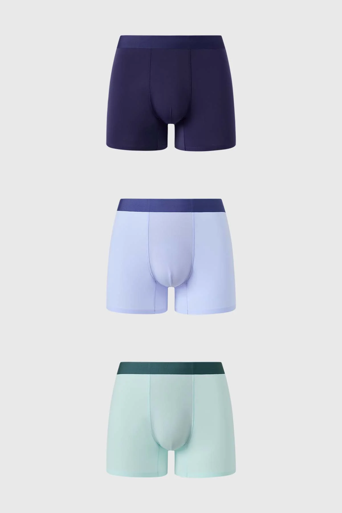 Boxer Hombre Tripack Verde Claro