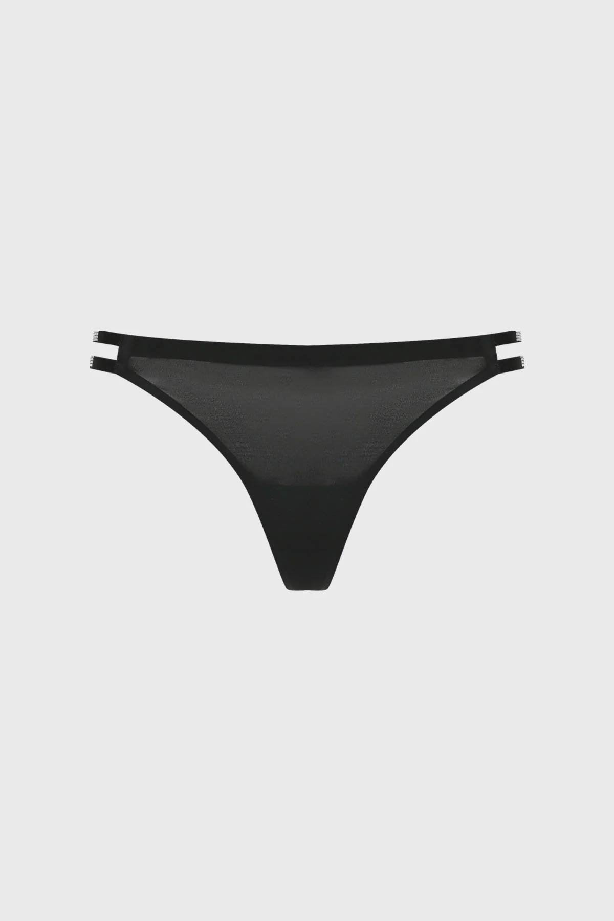 Calzón Mujer Colaless Detalle Strass Negro