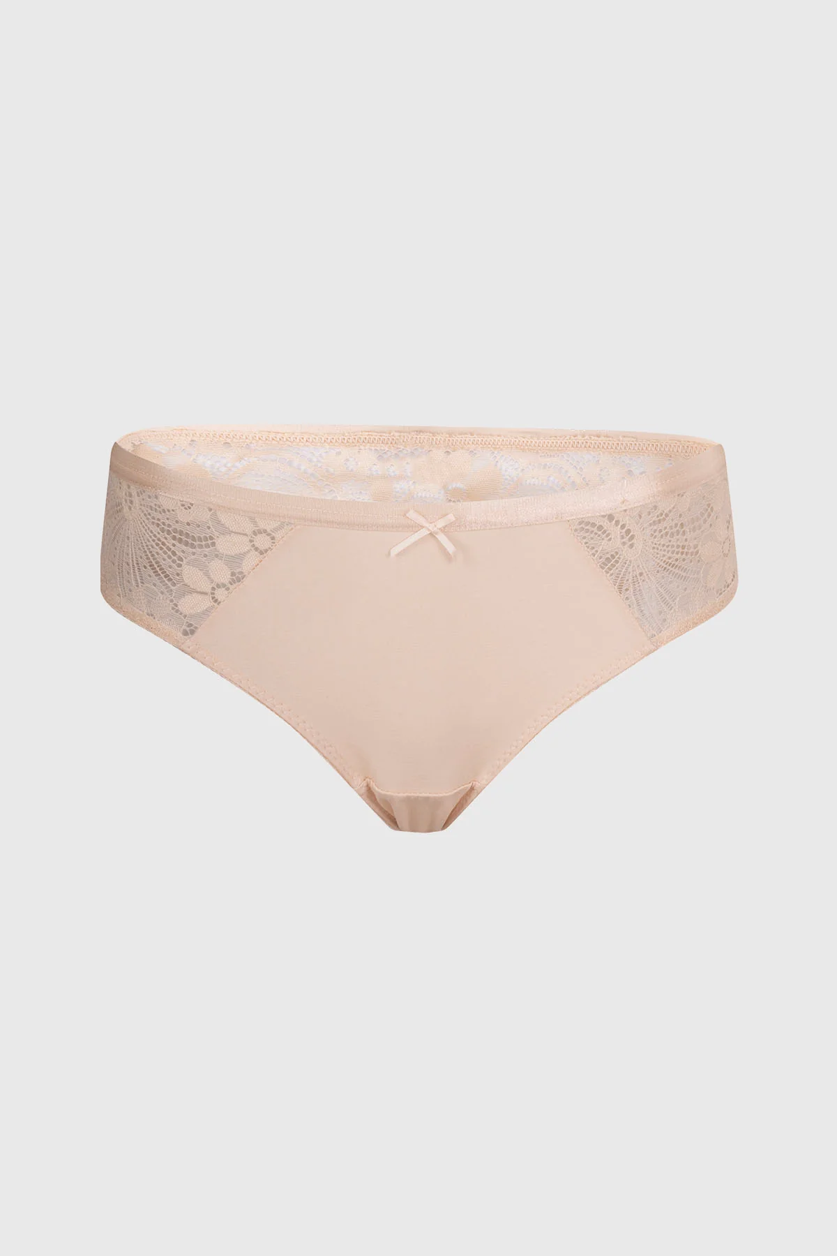 Calzón Mujer Pantaleta Con Encaje Beige