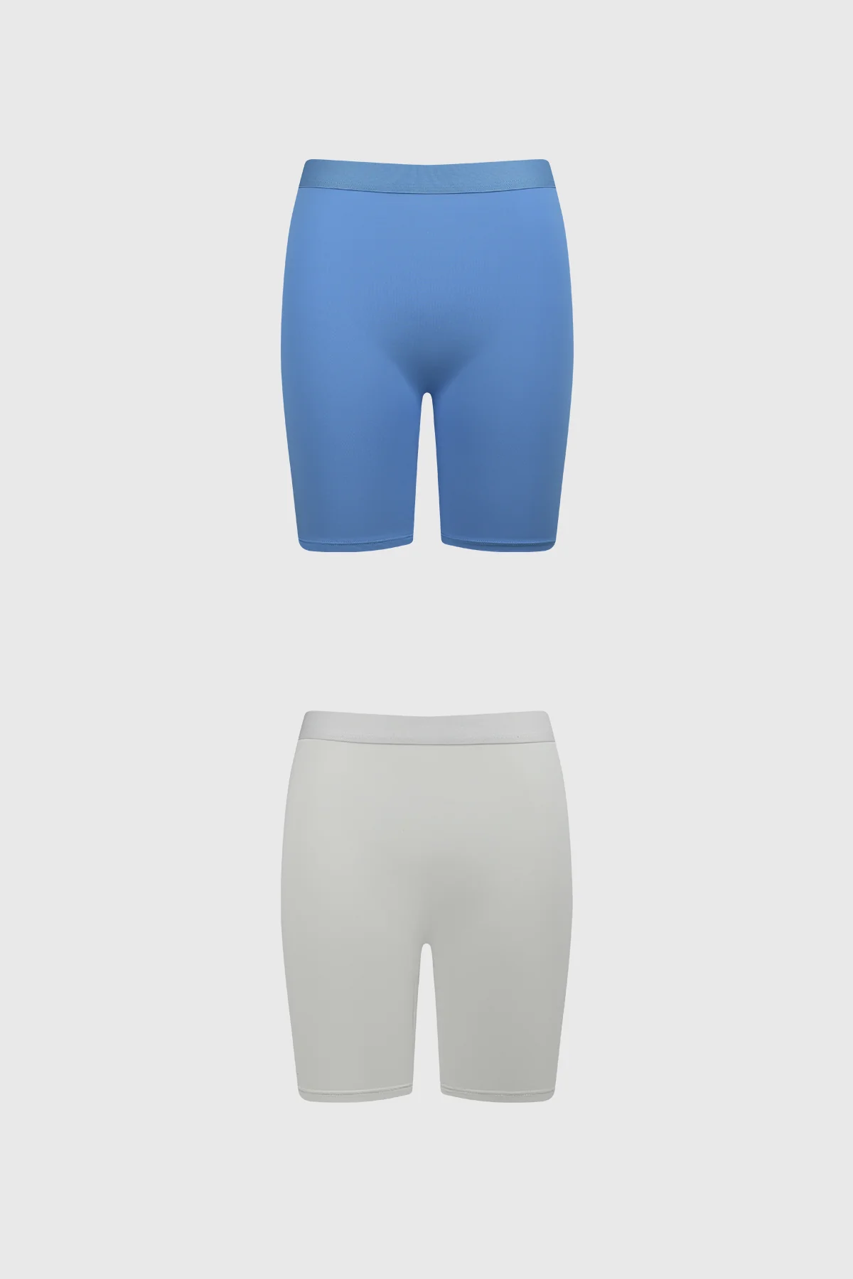 Calzón Mujer Short Pierna Larga Azul
