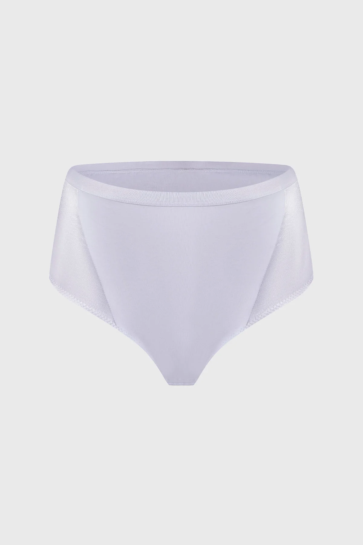 Calzón Mujer Tiro Alto Algodón Jersey Blanco