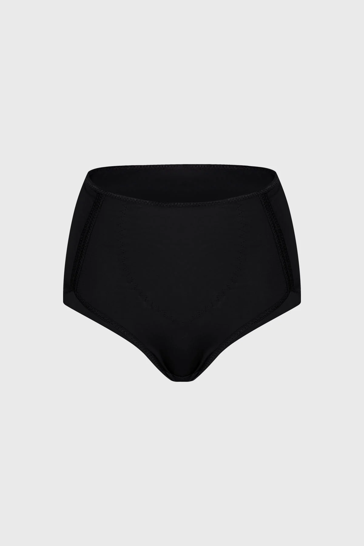 Calzón Mujer Tiro Alto Control Abdomen Negro