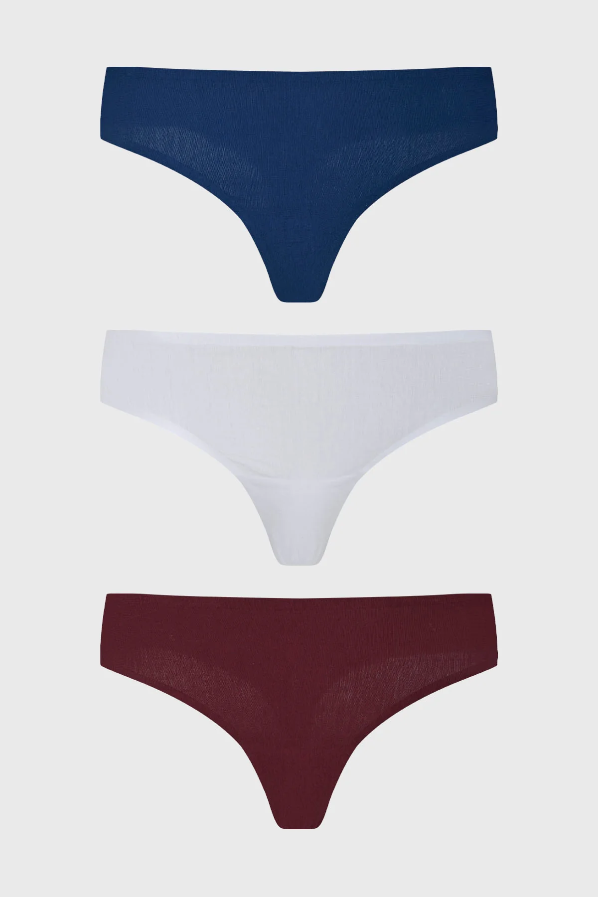 Calzón Mujer Tripack Colaless Azul Marino