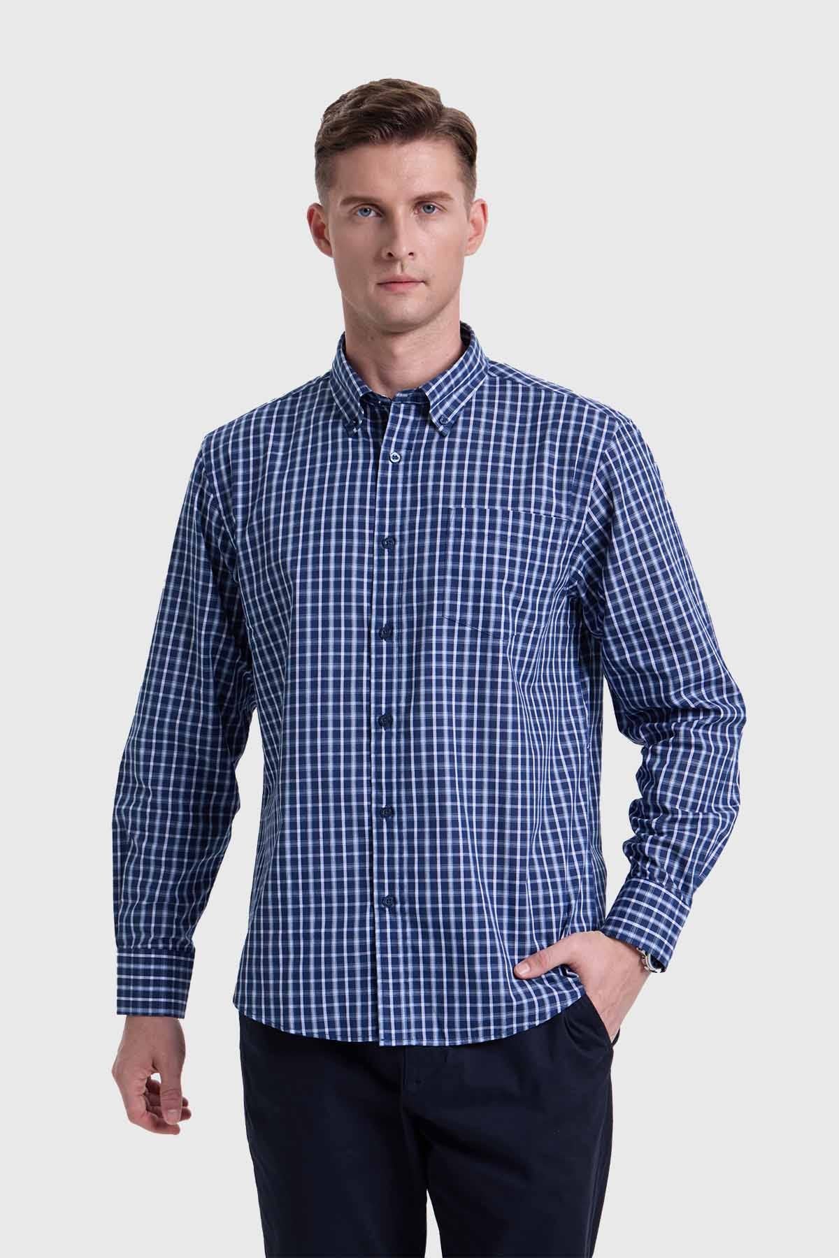 Camisa Hombre Fantasía Blanco