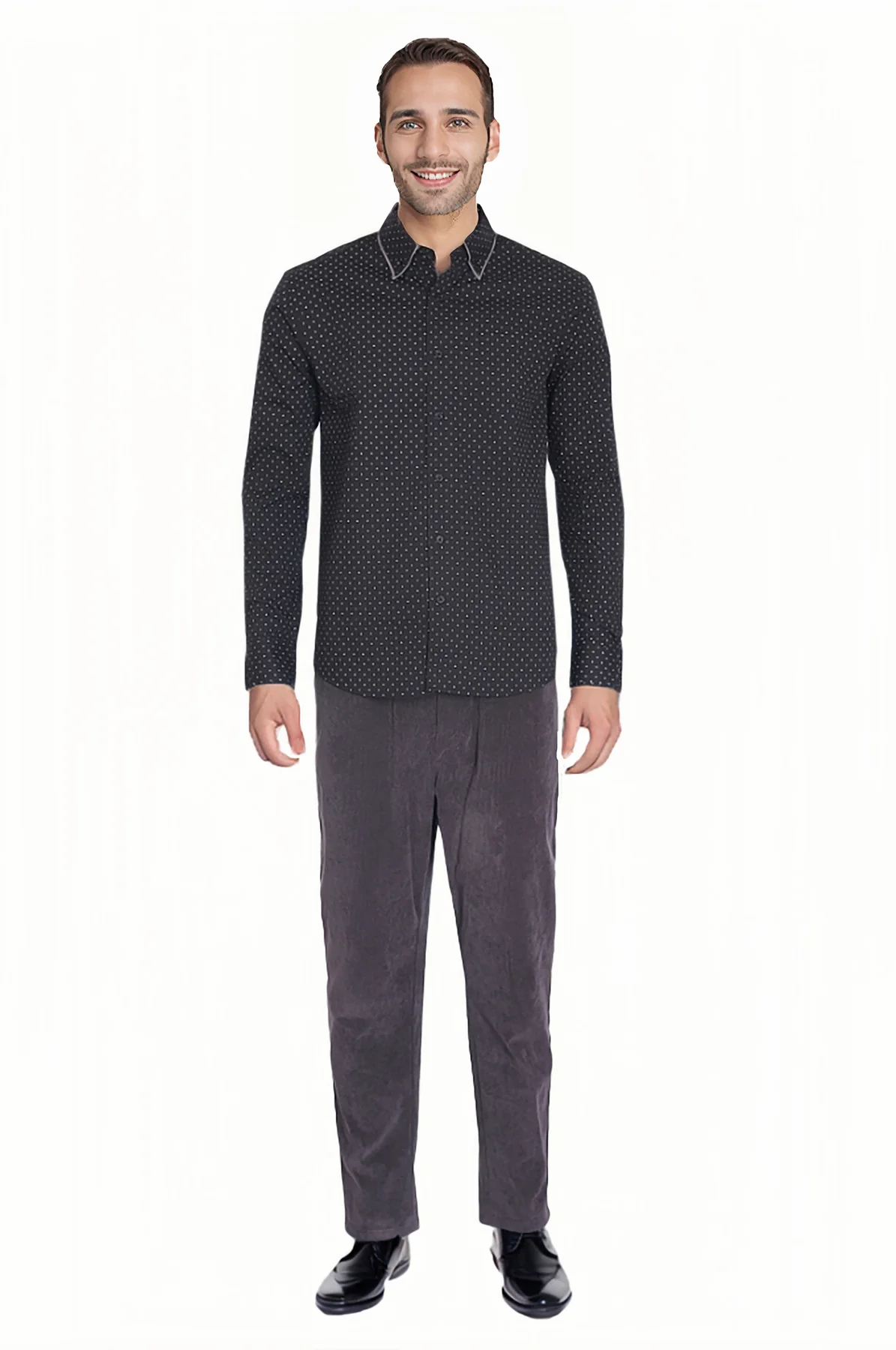 Camisa Hombre Premium Negro - Image 3
