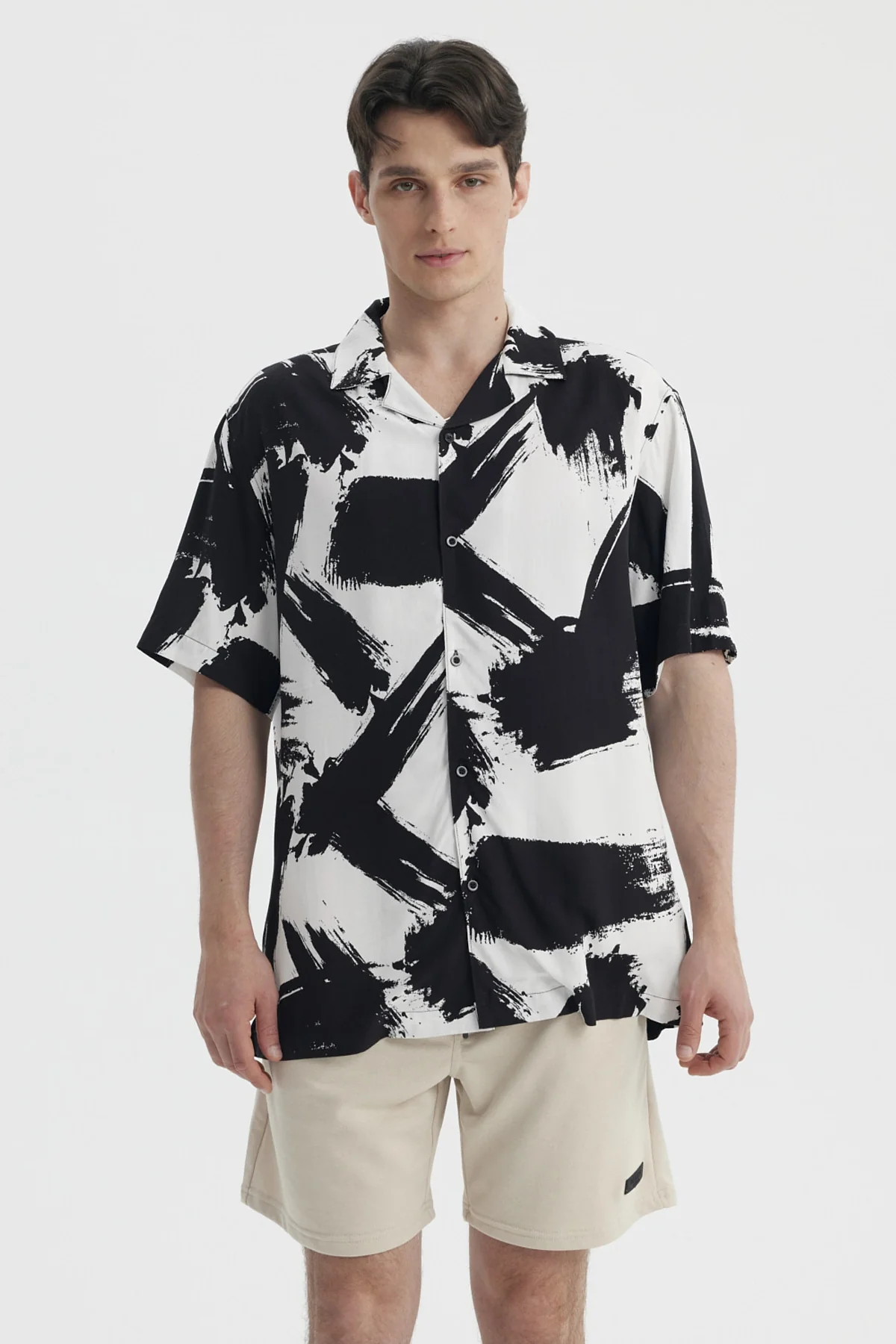 Camisa Hombre Rapport Negro