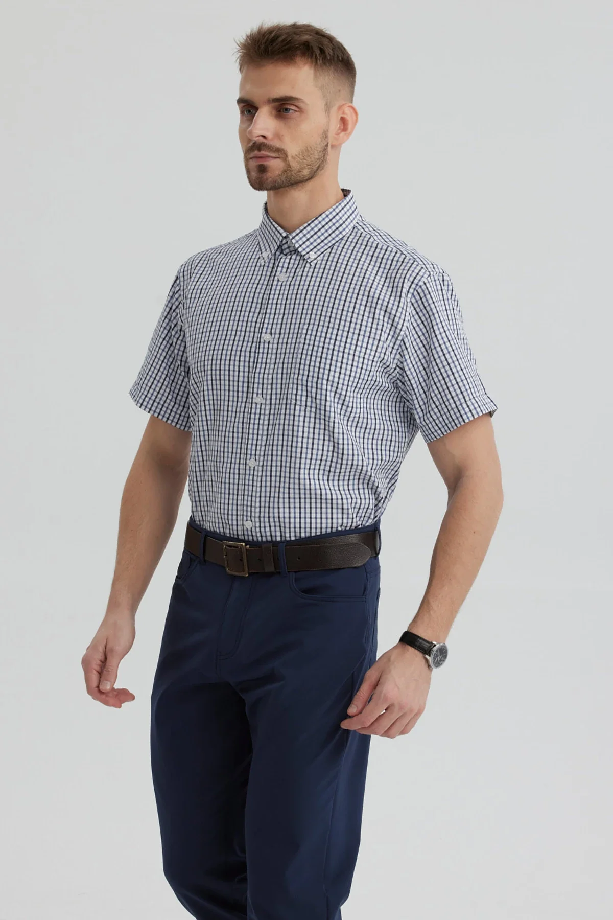 Camisa Hombre Rapport Regalo Azul - Image 2