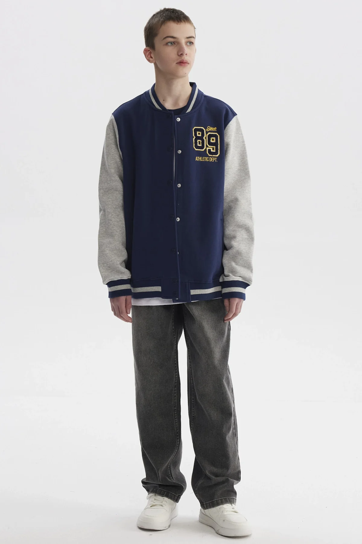 Chaqueta Niño College Azul Oscuro