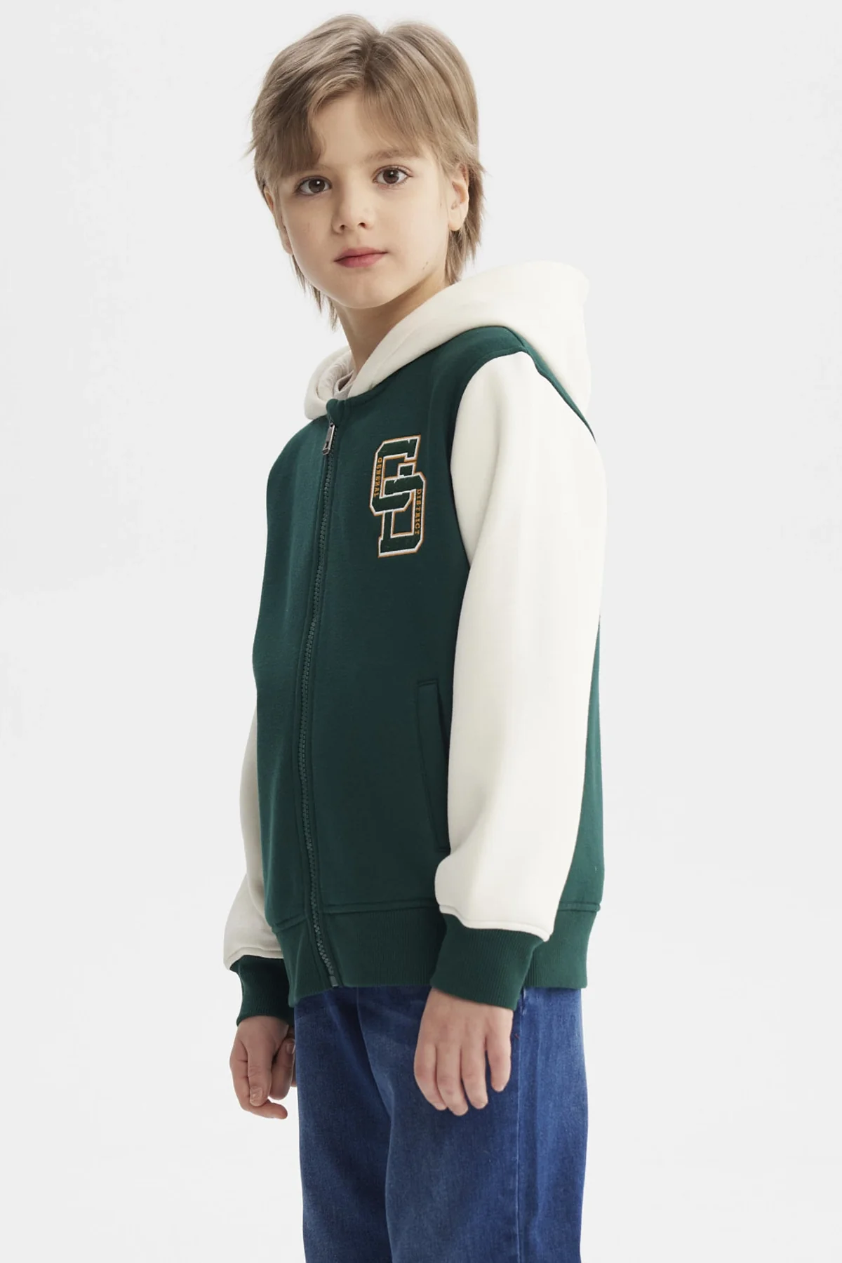 Chaqueta Niño Slim Verde Oscuro - Image 2
