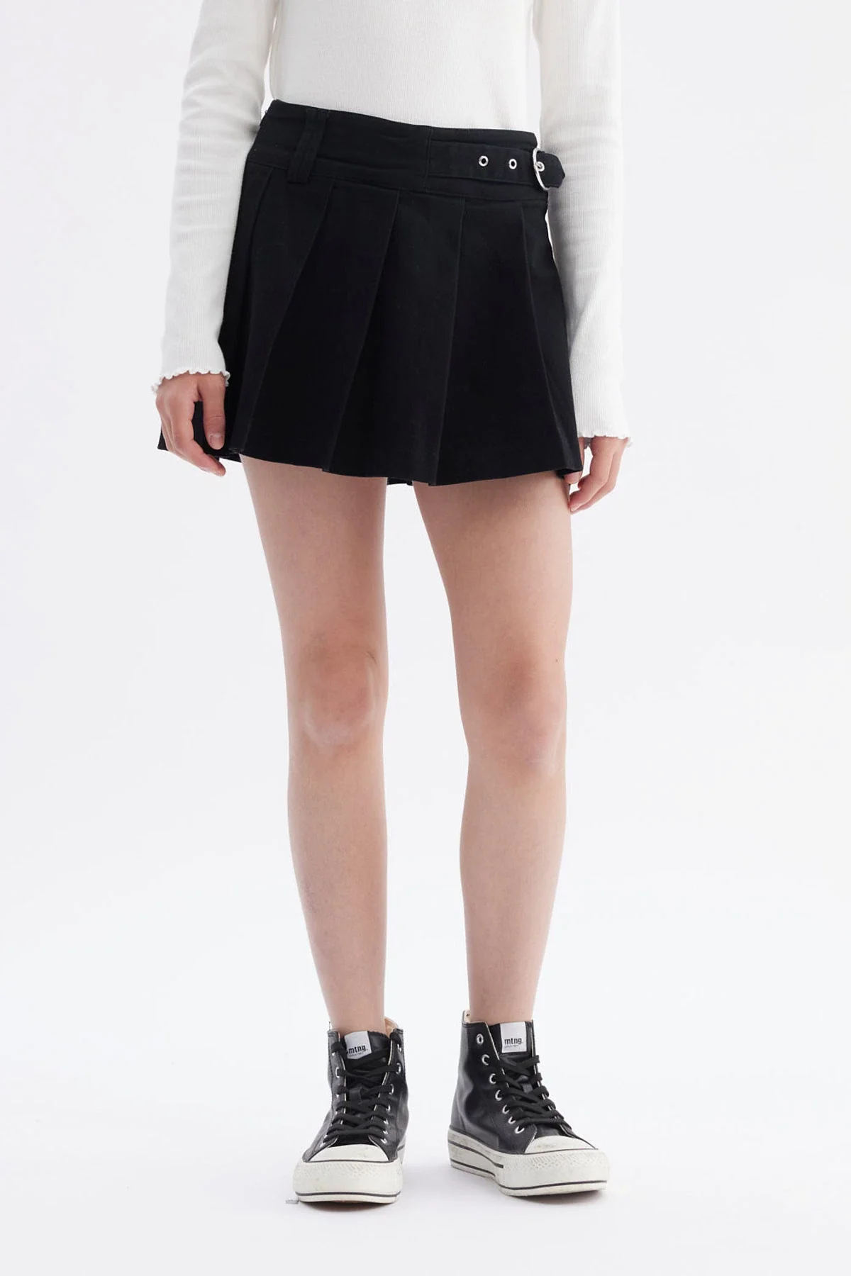 Falda Niña Slip Integrado Negro