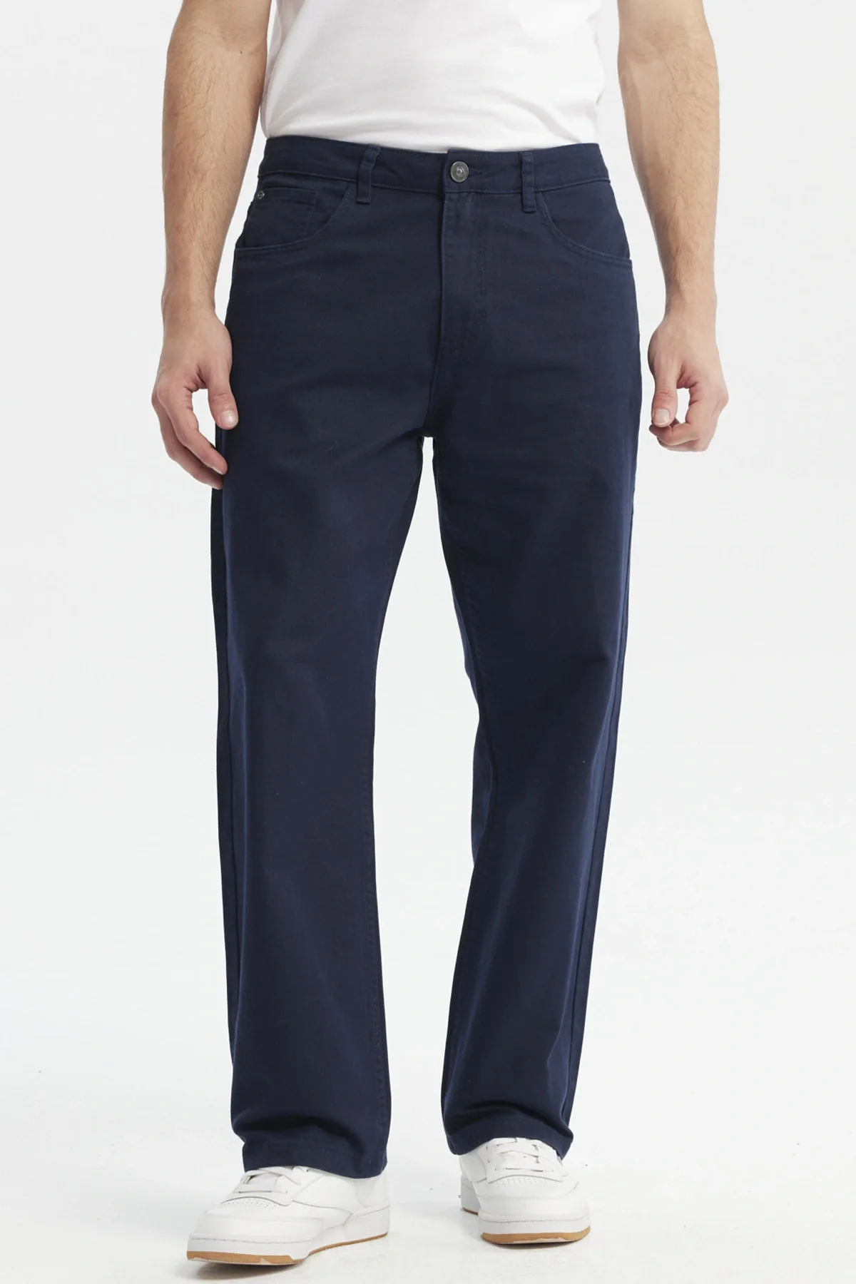 Jeans Hombre 650 Color Calce Recto Azul Marino