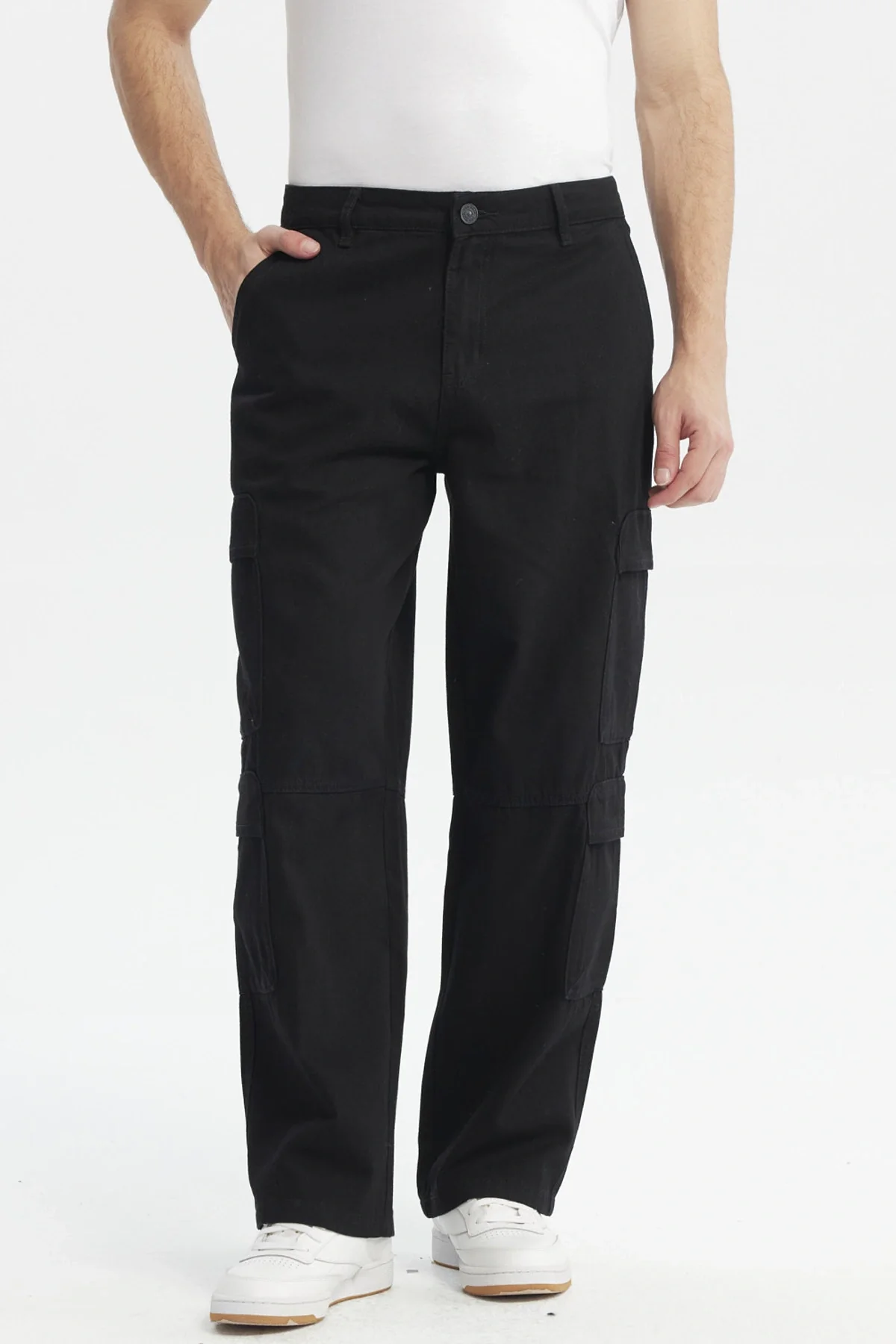 Jeans Hombre Baggy Negro