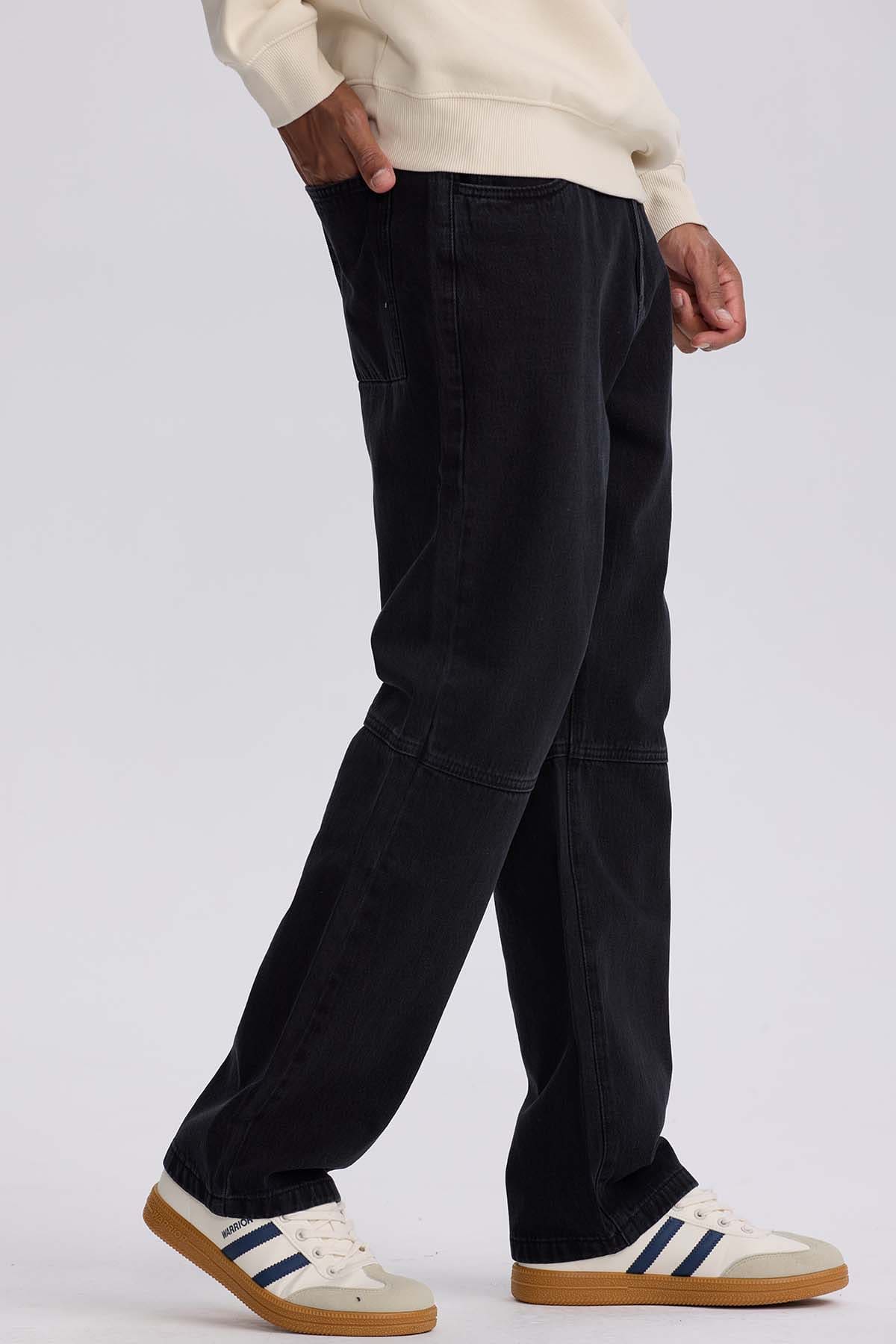 Jeans Hombre Retro Skater Negro - Image 2