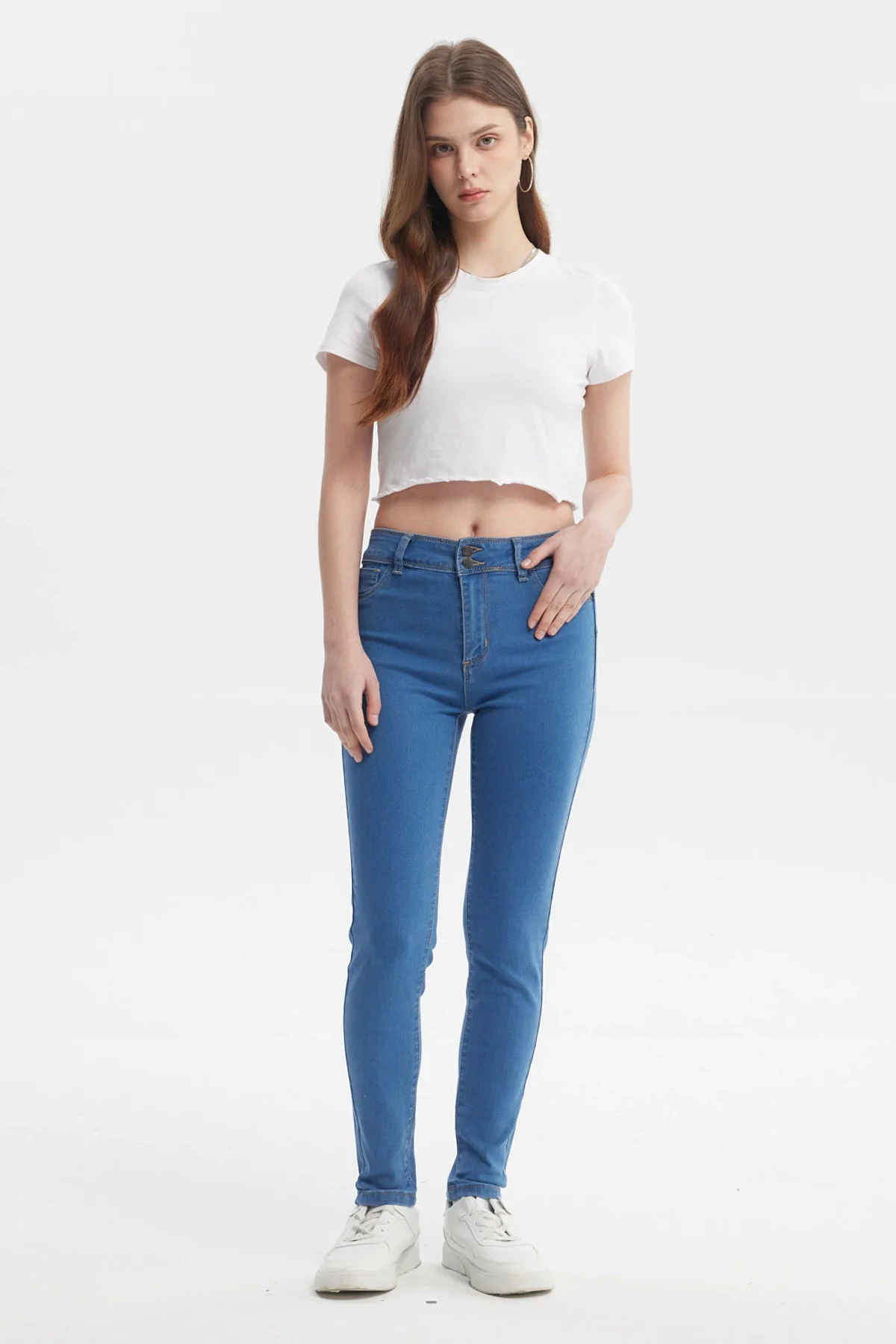 Jeans Mujer Jenny Skinny Azul - Image 4