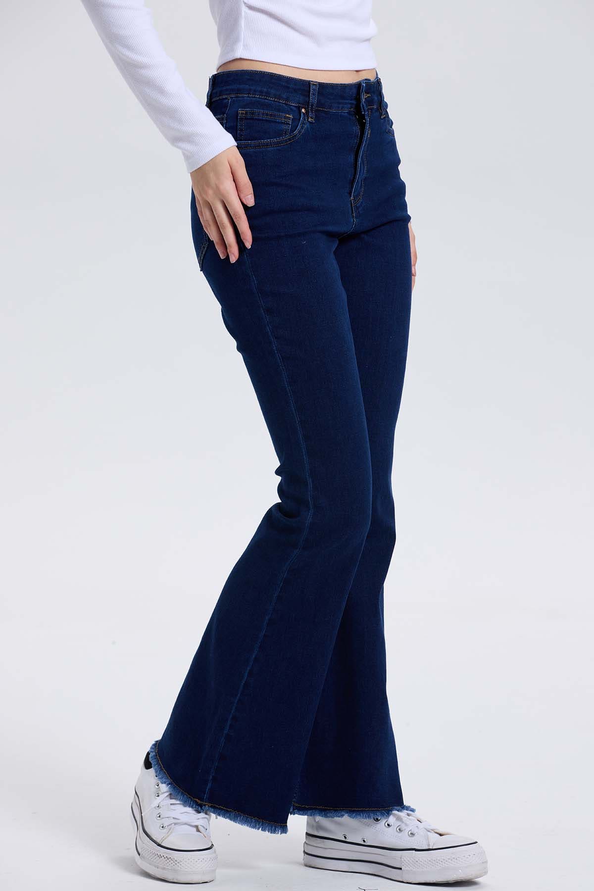 Jeans Mujer Monse Flare Azul Oscuro - Image 2