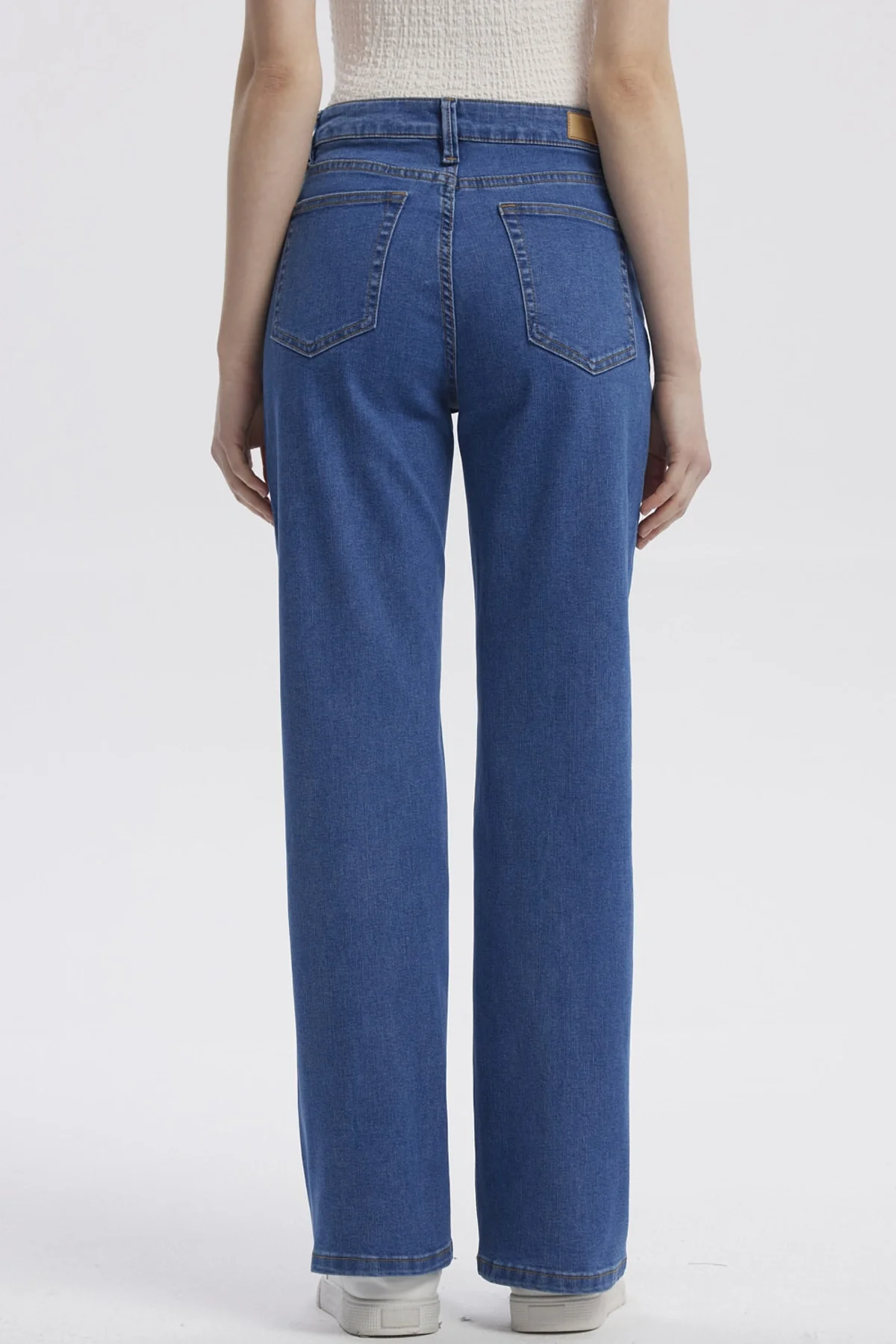 Jeans Mujer Wide Leg Sofia Azul - Image 3