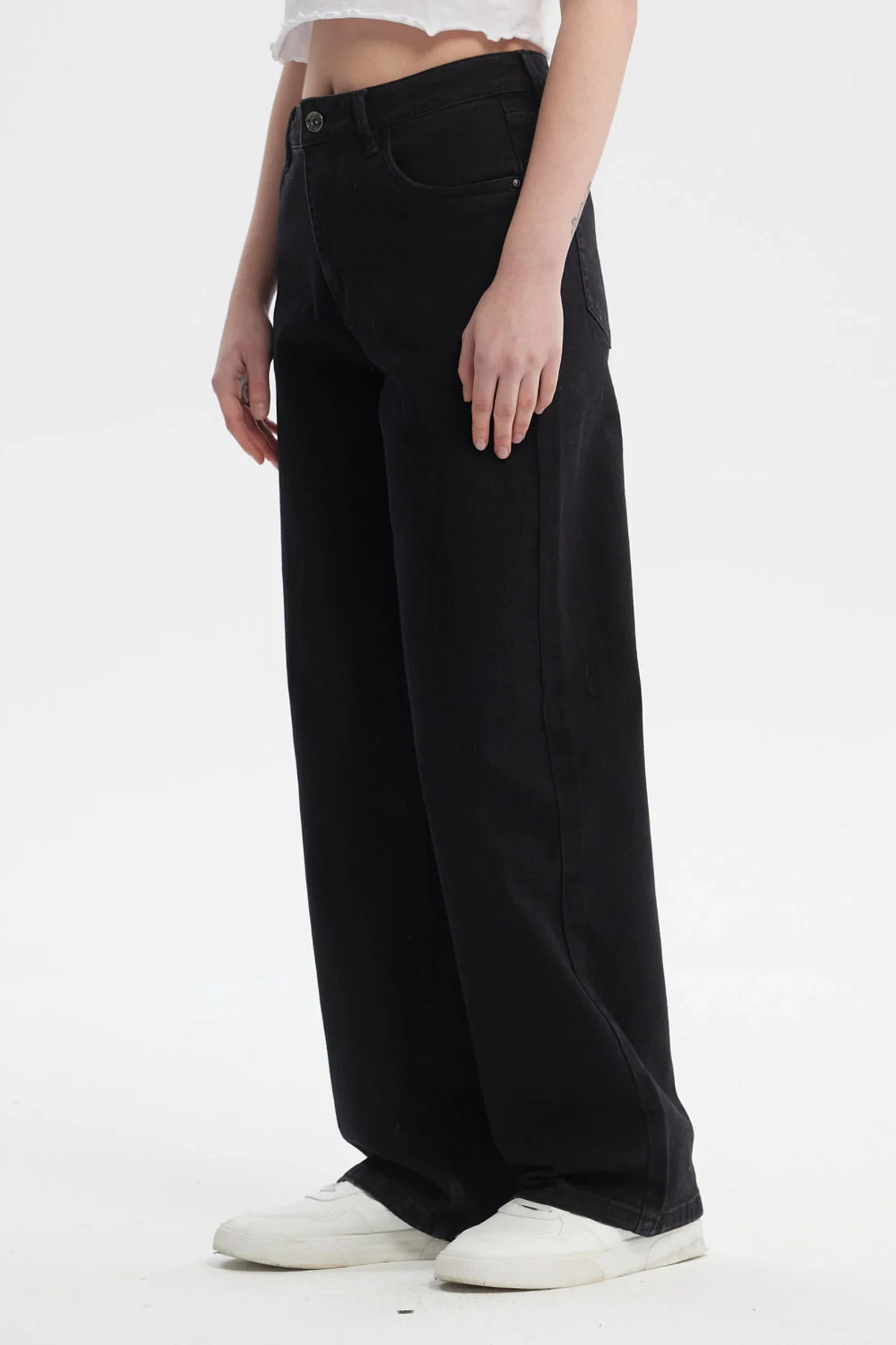 Jeans Mujer Wide Leg Sofia Negro - Image 2