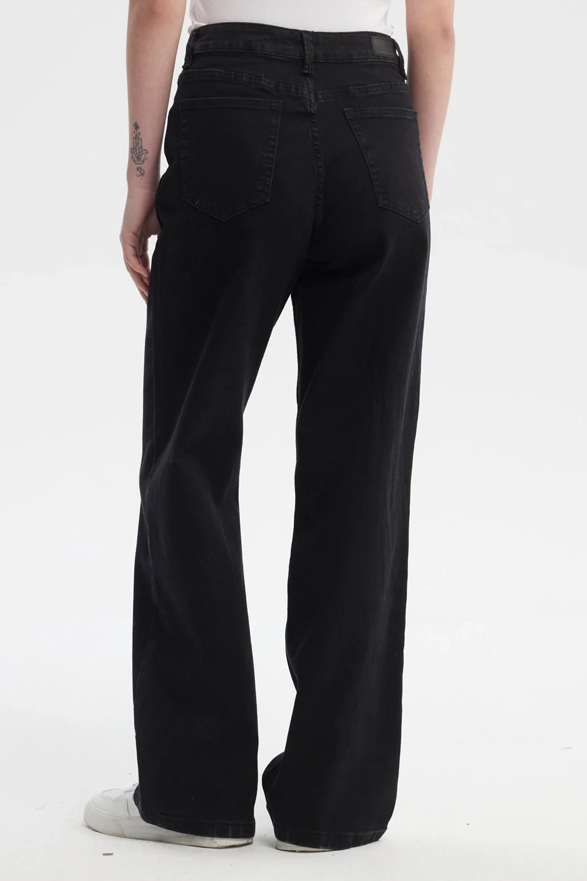 Jeans Mujer Wide Leg Sofia Negro - Image 3