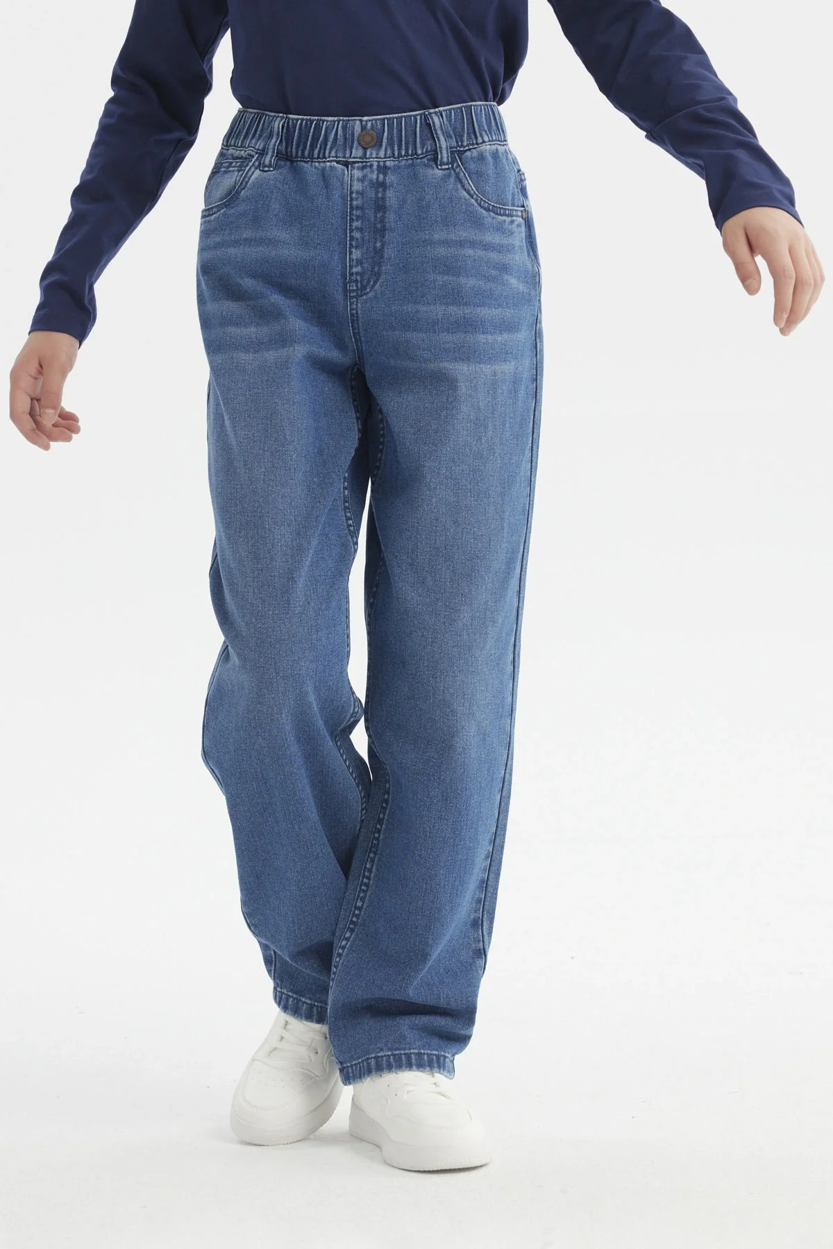 Jeans Niño Baggy Azul