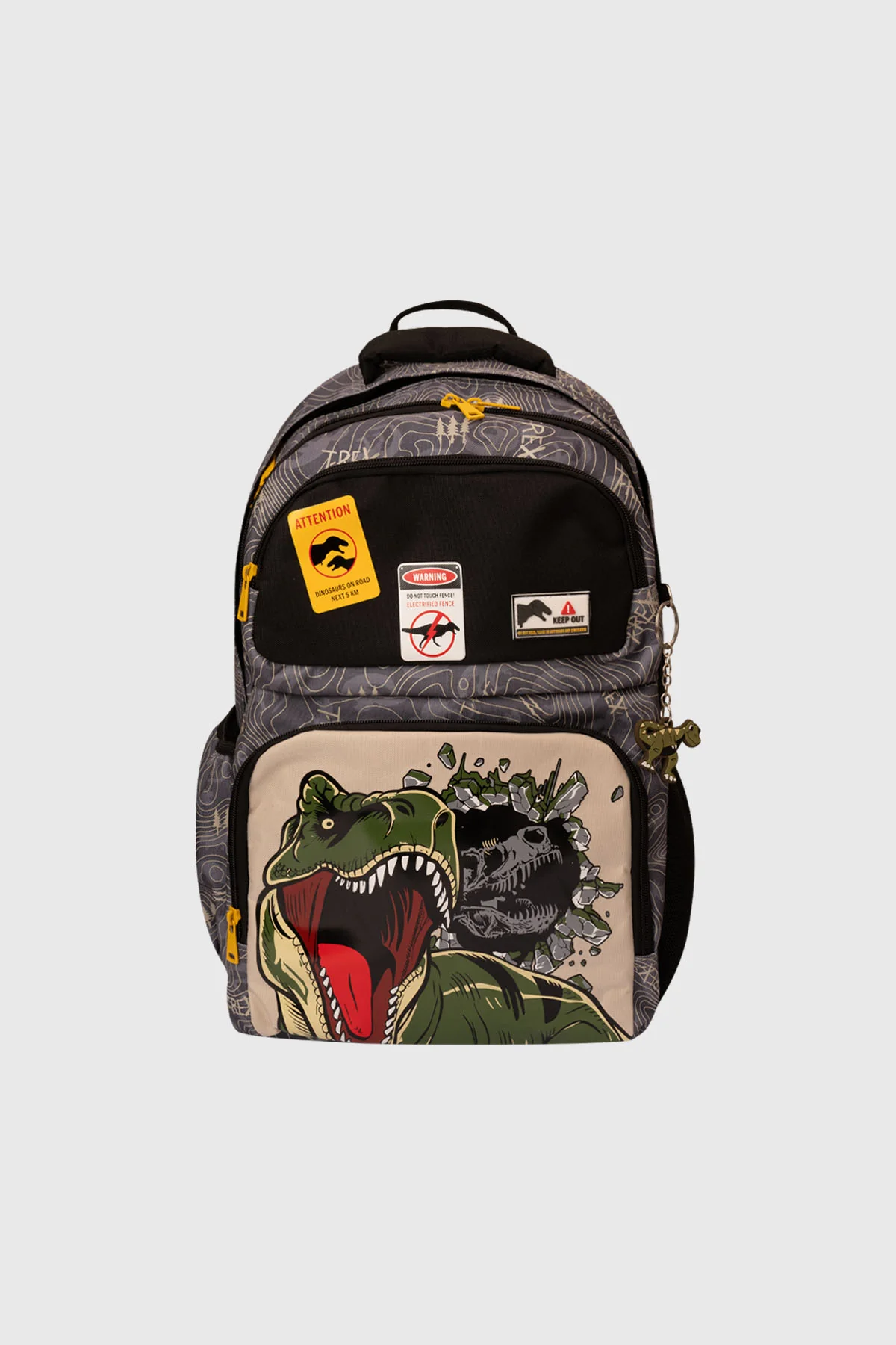 Mochila Unisex Dinosaurio 25 Lt. Negro