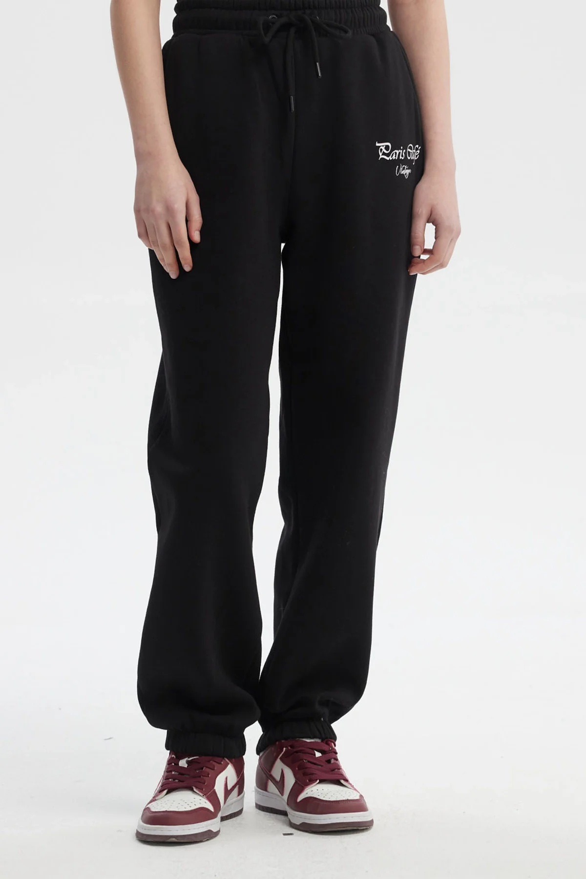 Pantalón Buzo Mujer Jogger Negro