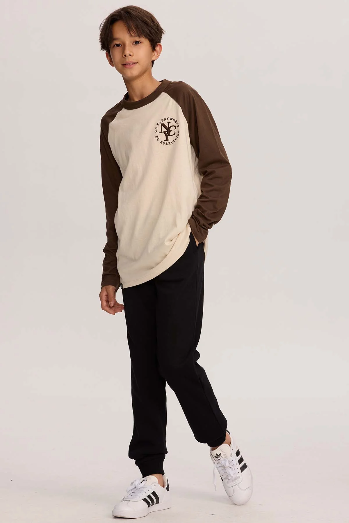 Pantalón Buzo Niño Bipack Teens Negro - Image 7