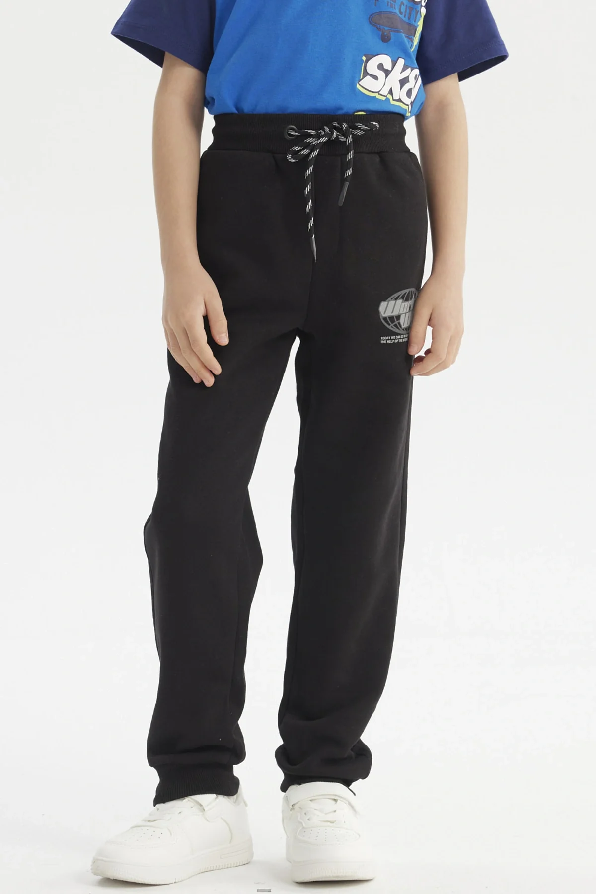 Pantalón Buzo Niño Jogger Negro