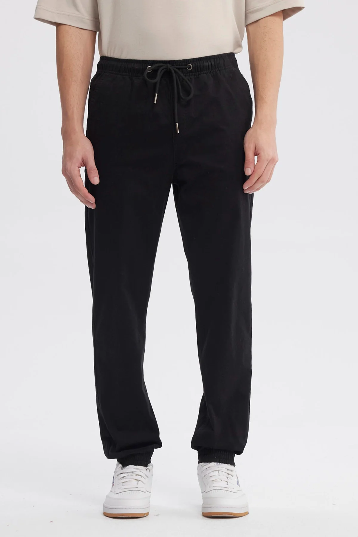 Pantalón Hombre Jogger Twill Negro