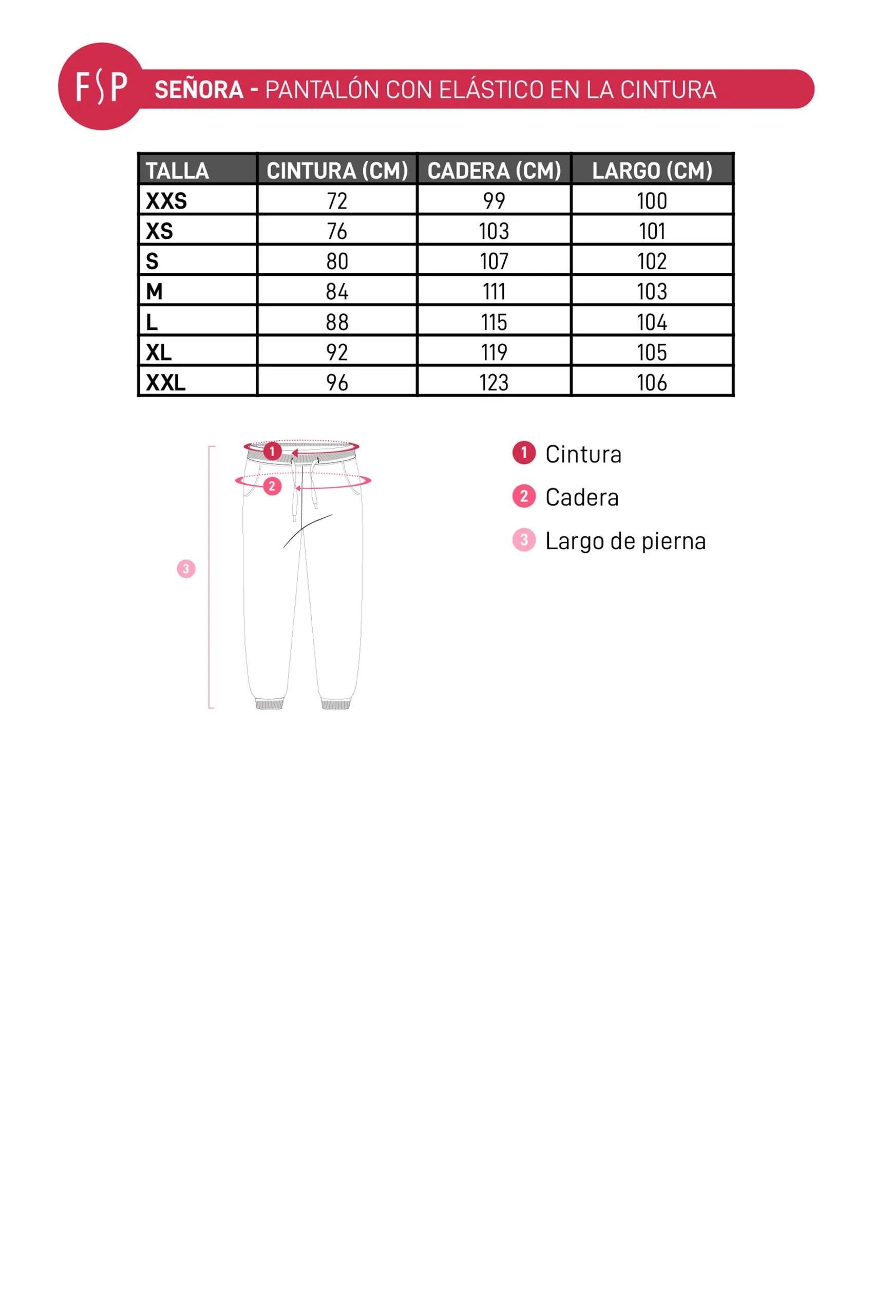 Pantalón Mujer Con Pretina Elástica Negro - Image 2