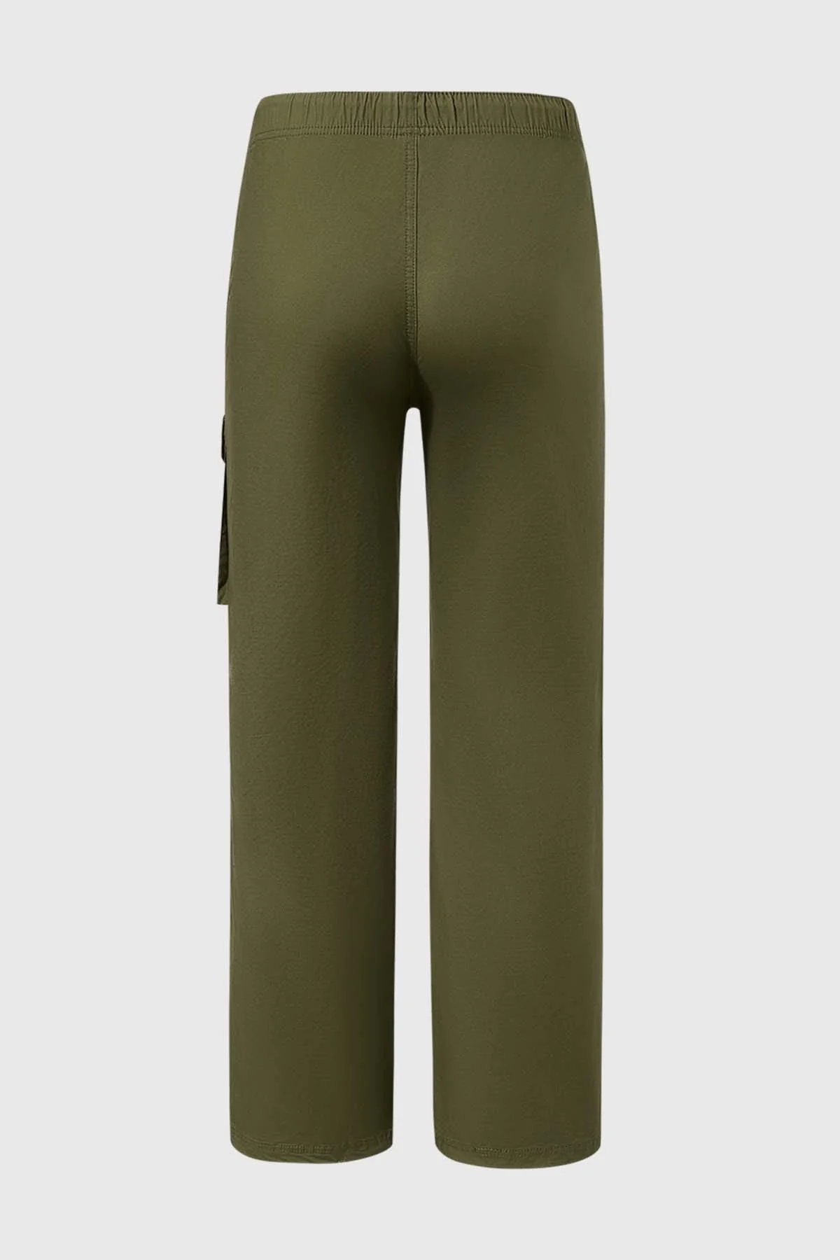 Pantalón Niño Cargo Calce Recto Verde - Image 2