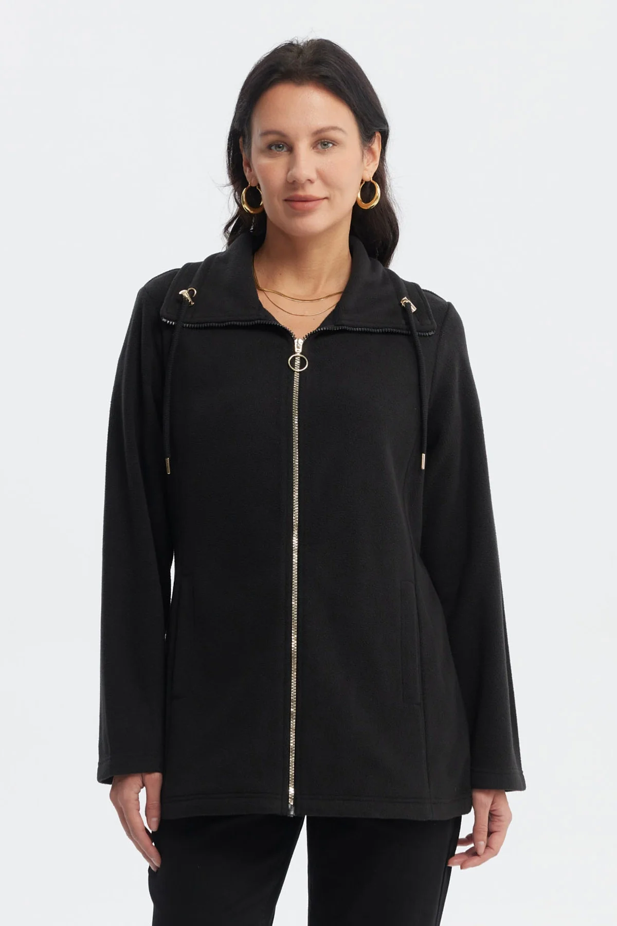 Polar Mujer Básico Negro
