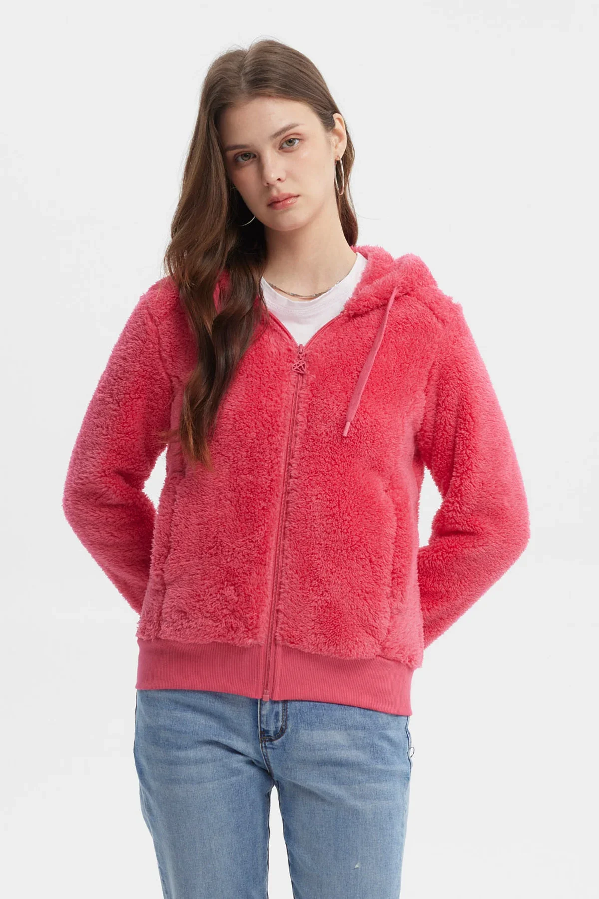 Polar Mujer Peludo Fucsia