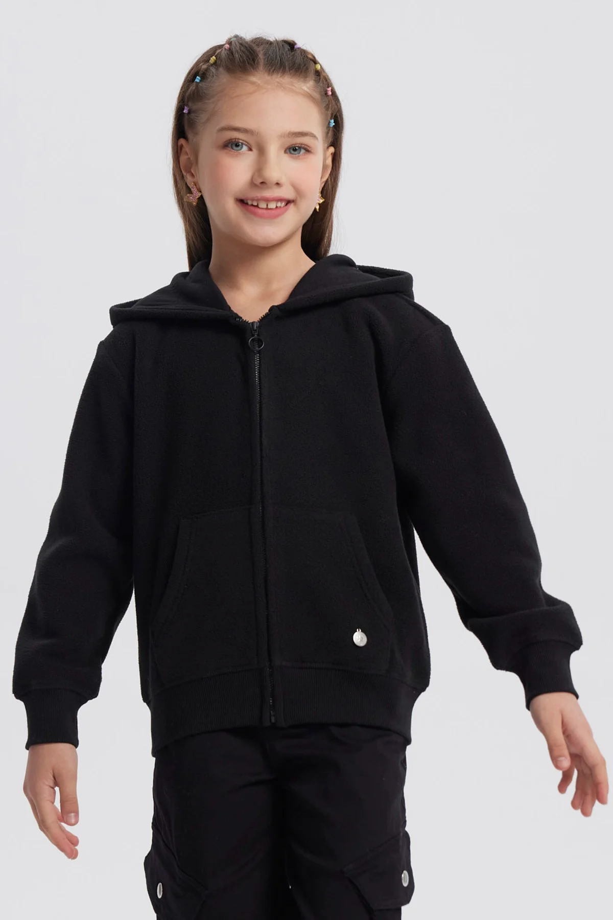 Polar Niña Micropolar Básico Negro