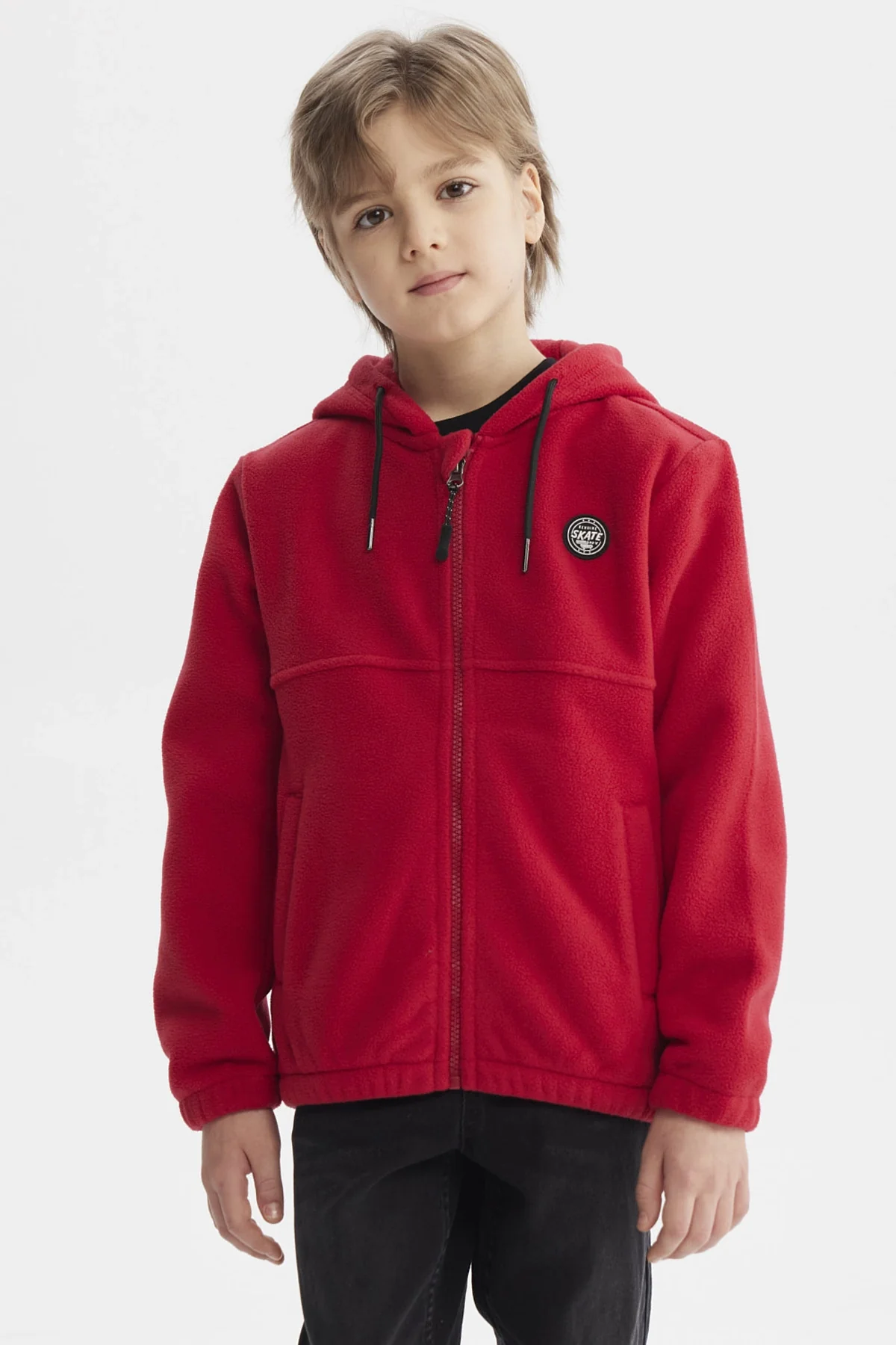 Polar Niño Básico Micropolar Rojo