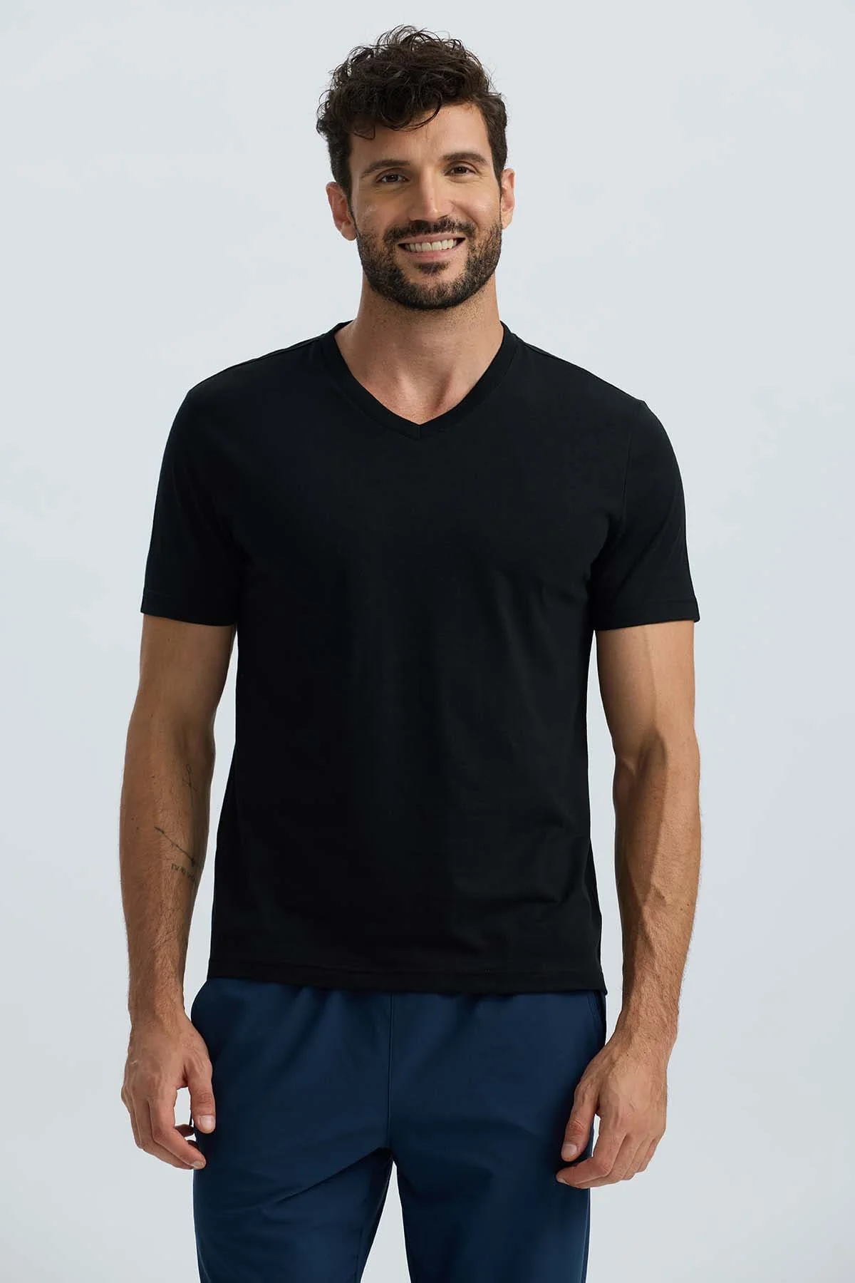 Polera Hombre Básica Negro
