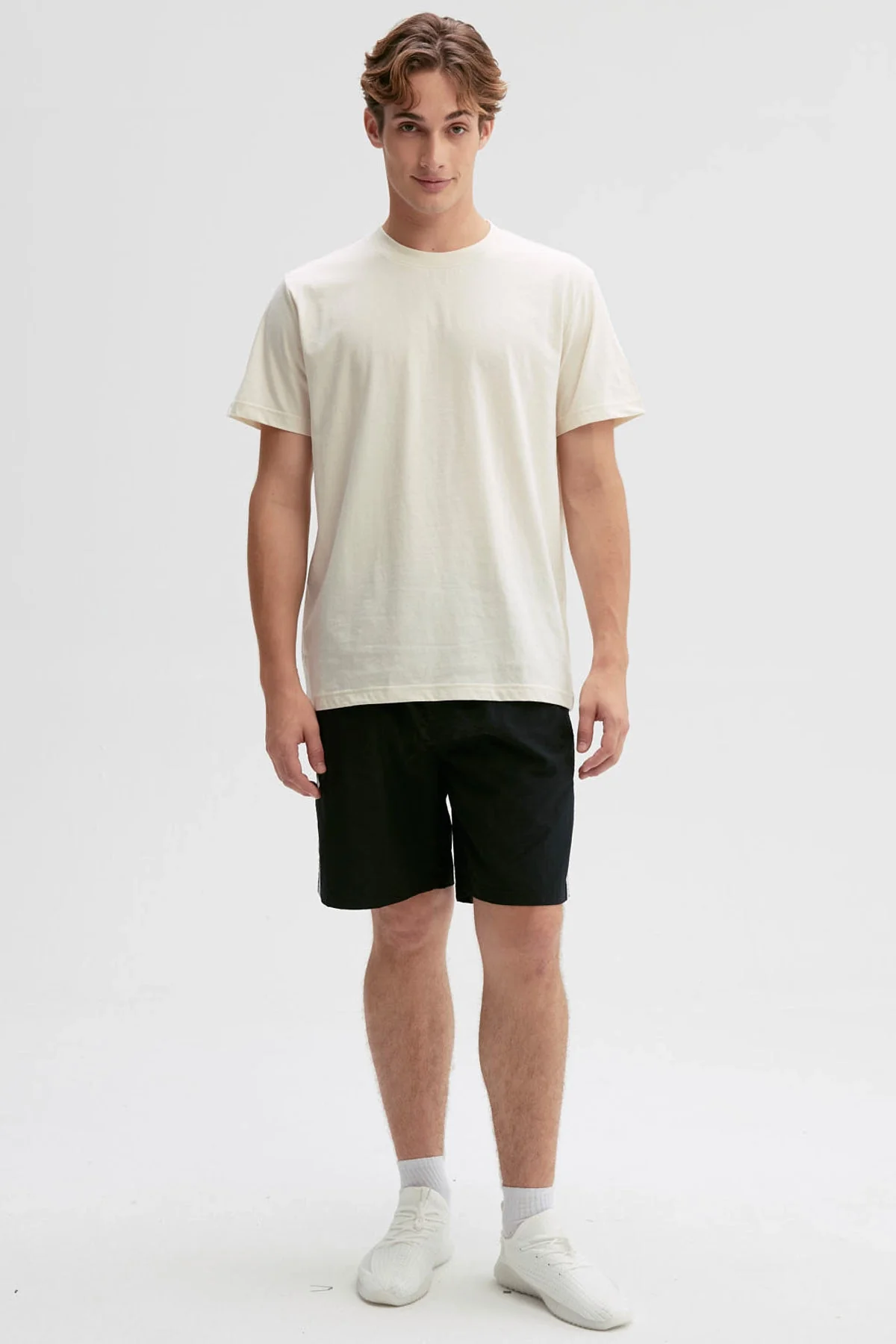 Polera Hombre Long Fit Básica Crema - Image 4