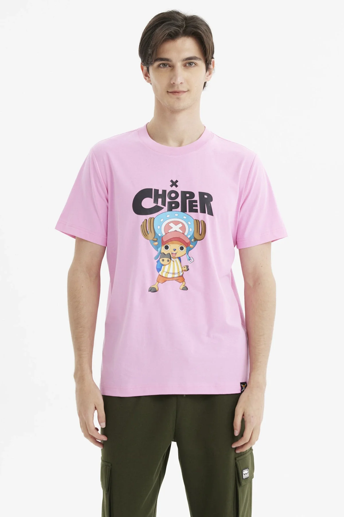Polera Hombre One Piece Rosado