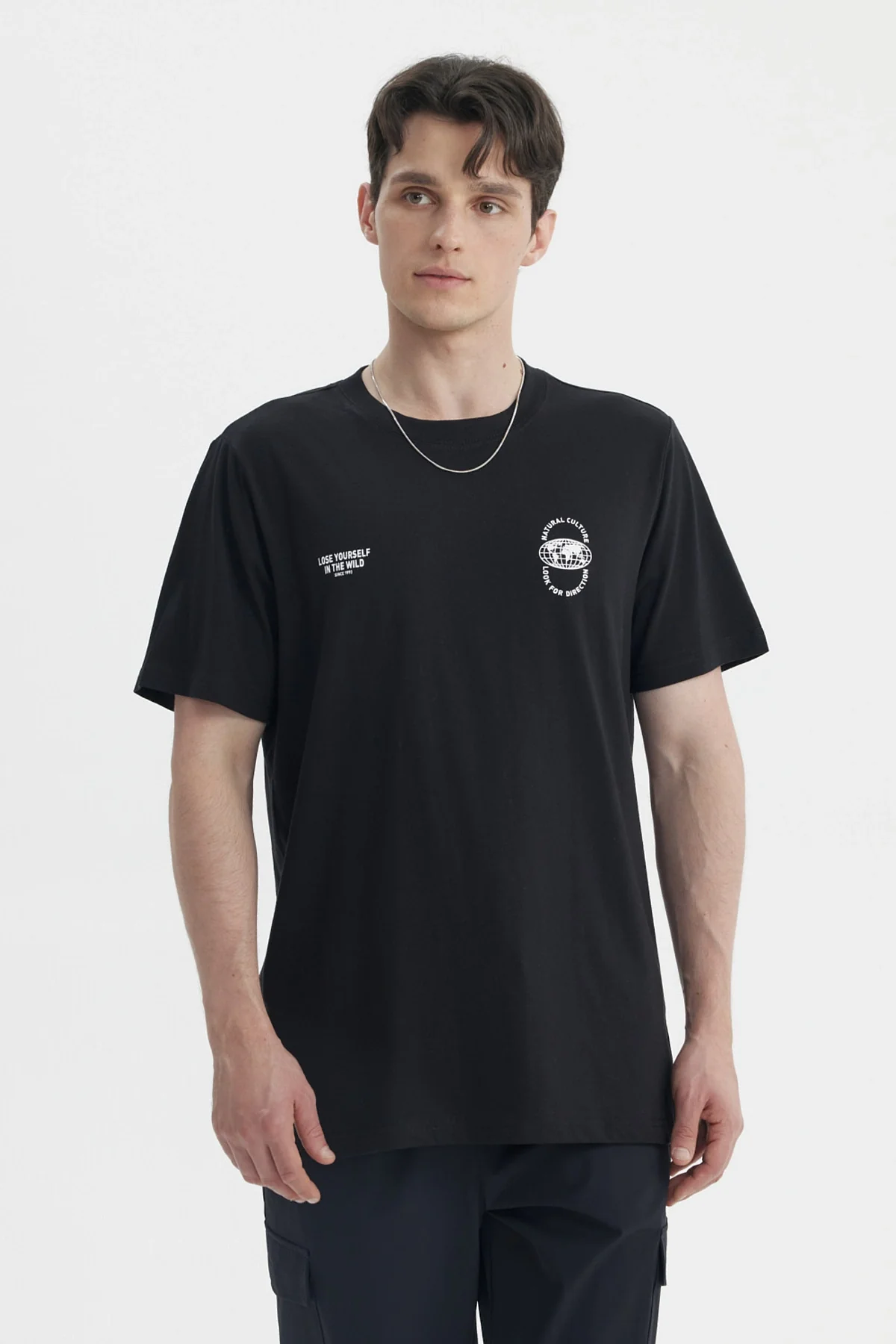 Polera Hombre Oversize Negro