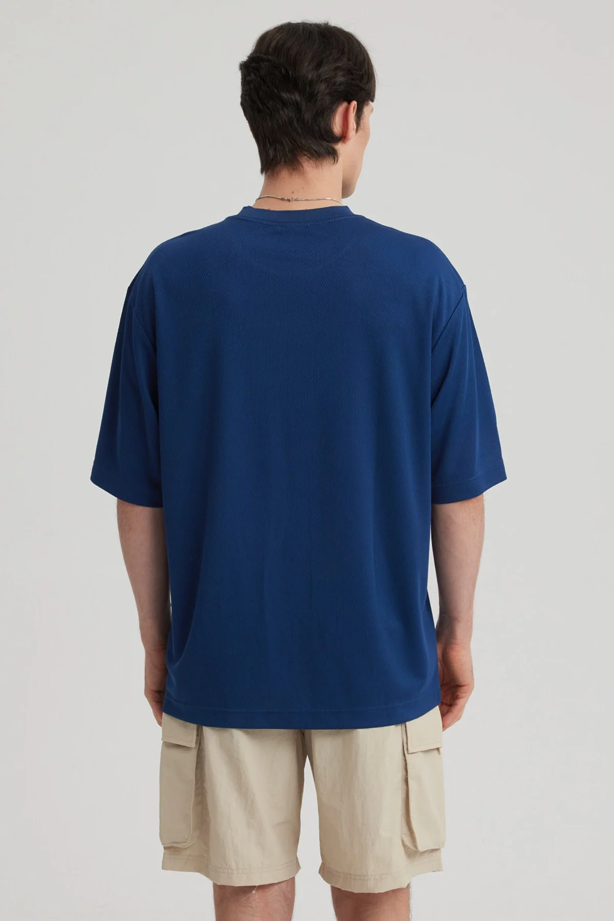 Polera Hombre Print Azul Marino - Image 3