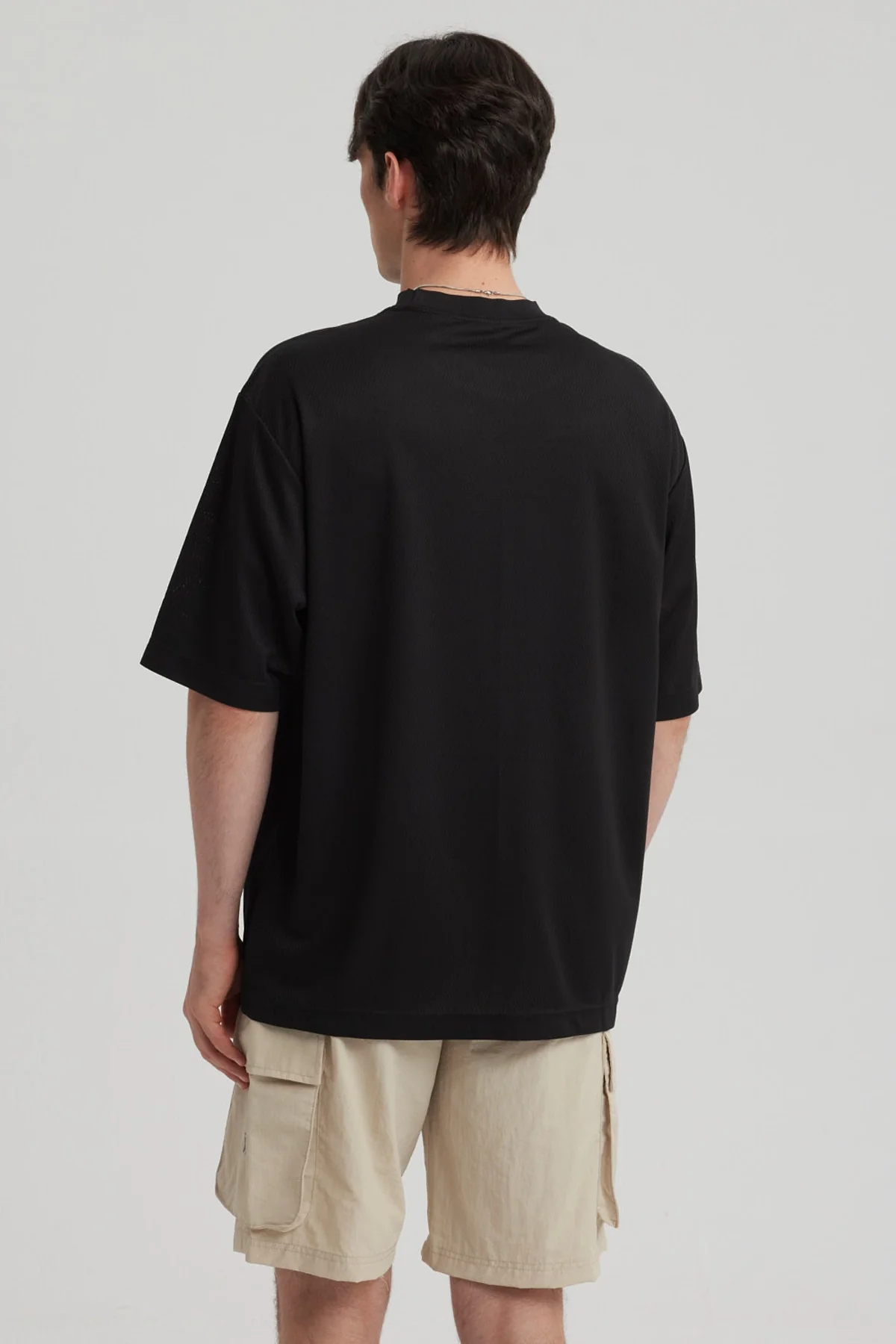 Polera Hombre Print Negro - Image 3