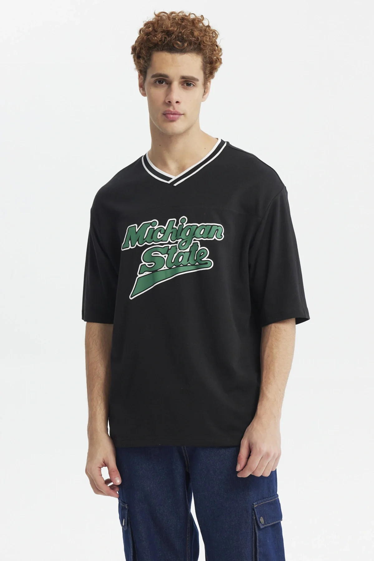 Polera Hombre Slim Negro