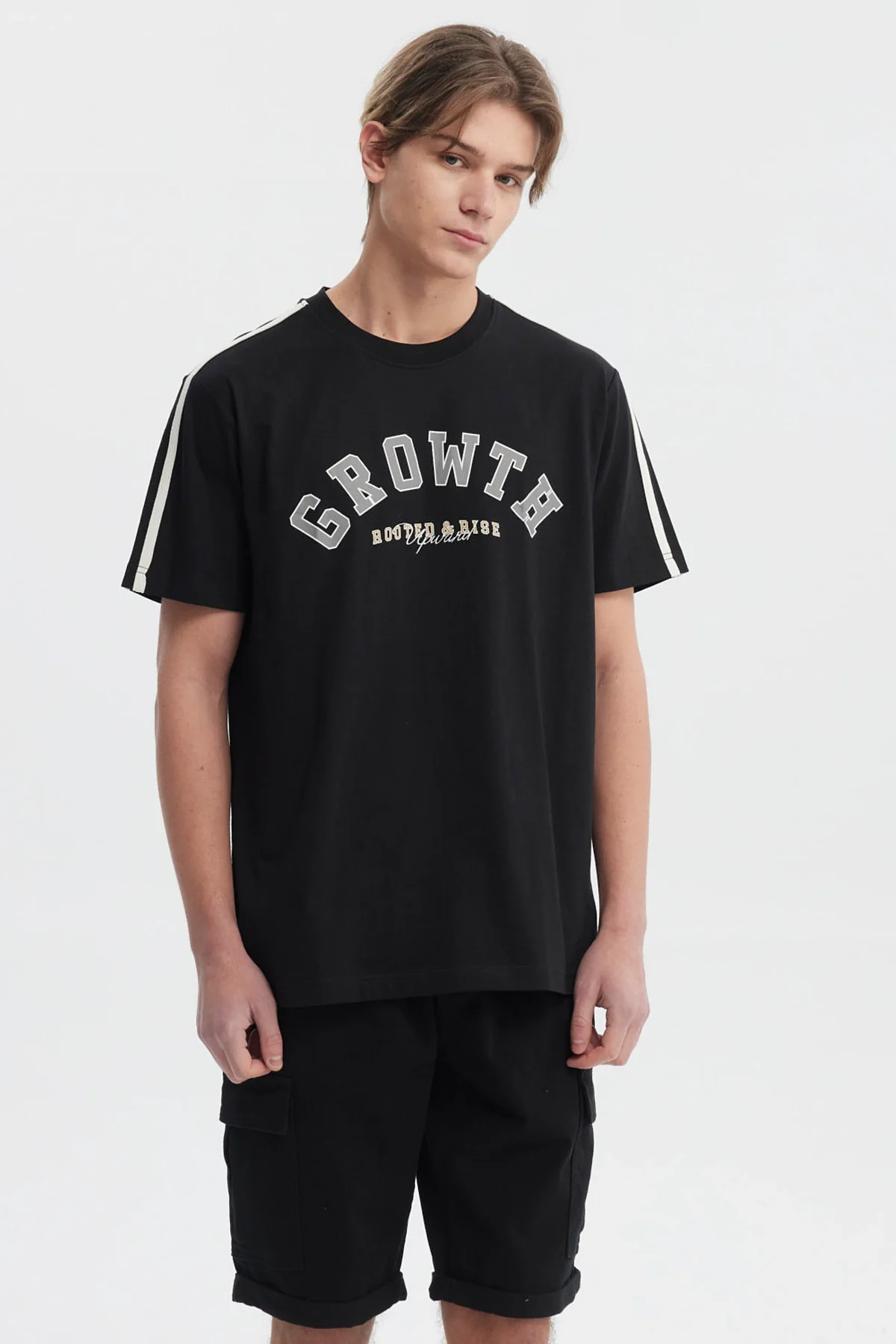 Polera Hombre Slim Negro
