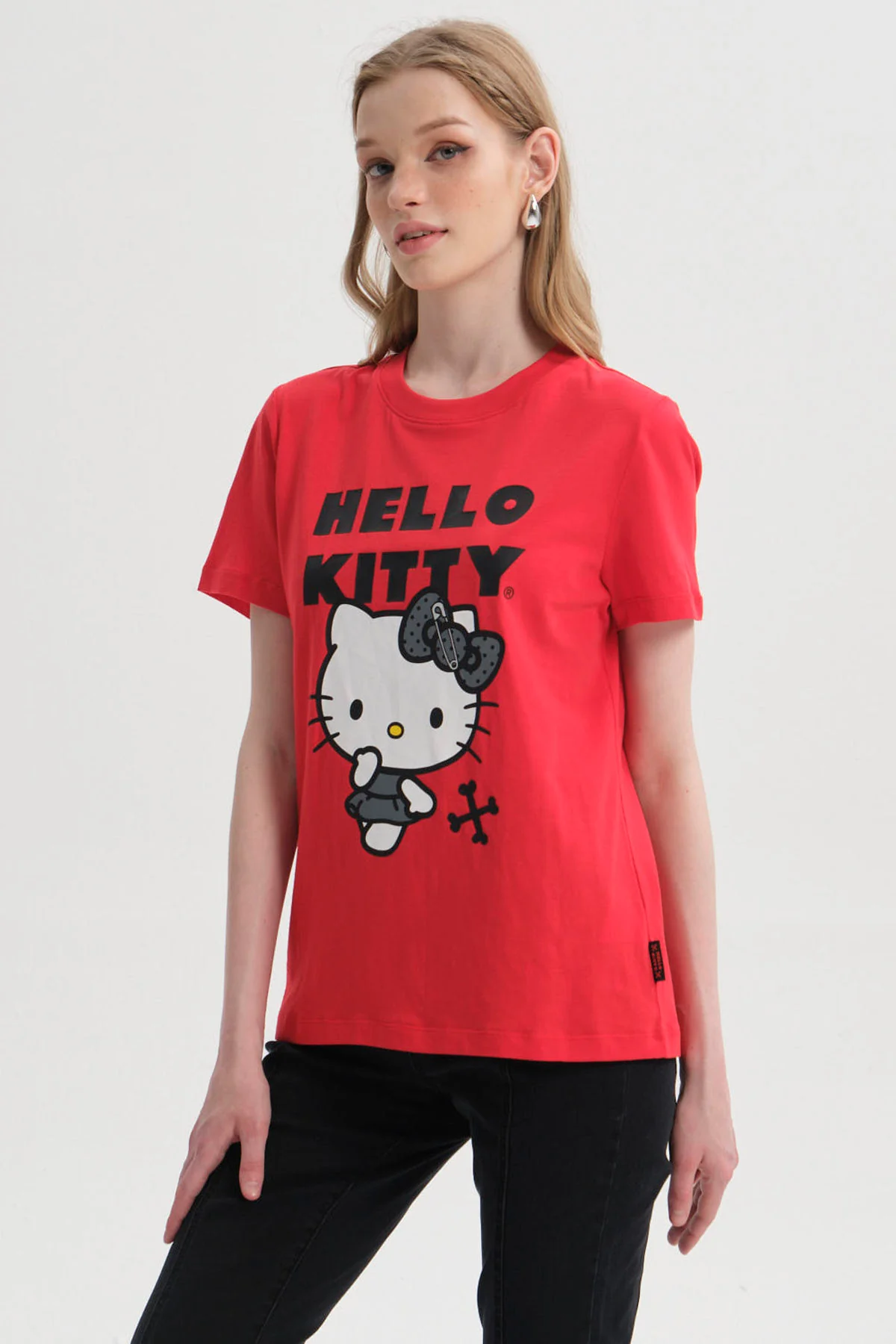 Polera Mujer Hello Kitty Rojo - Image 2