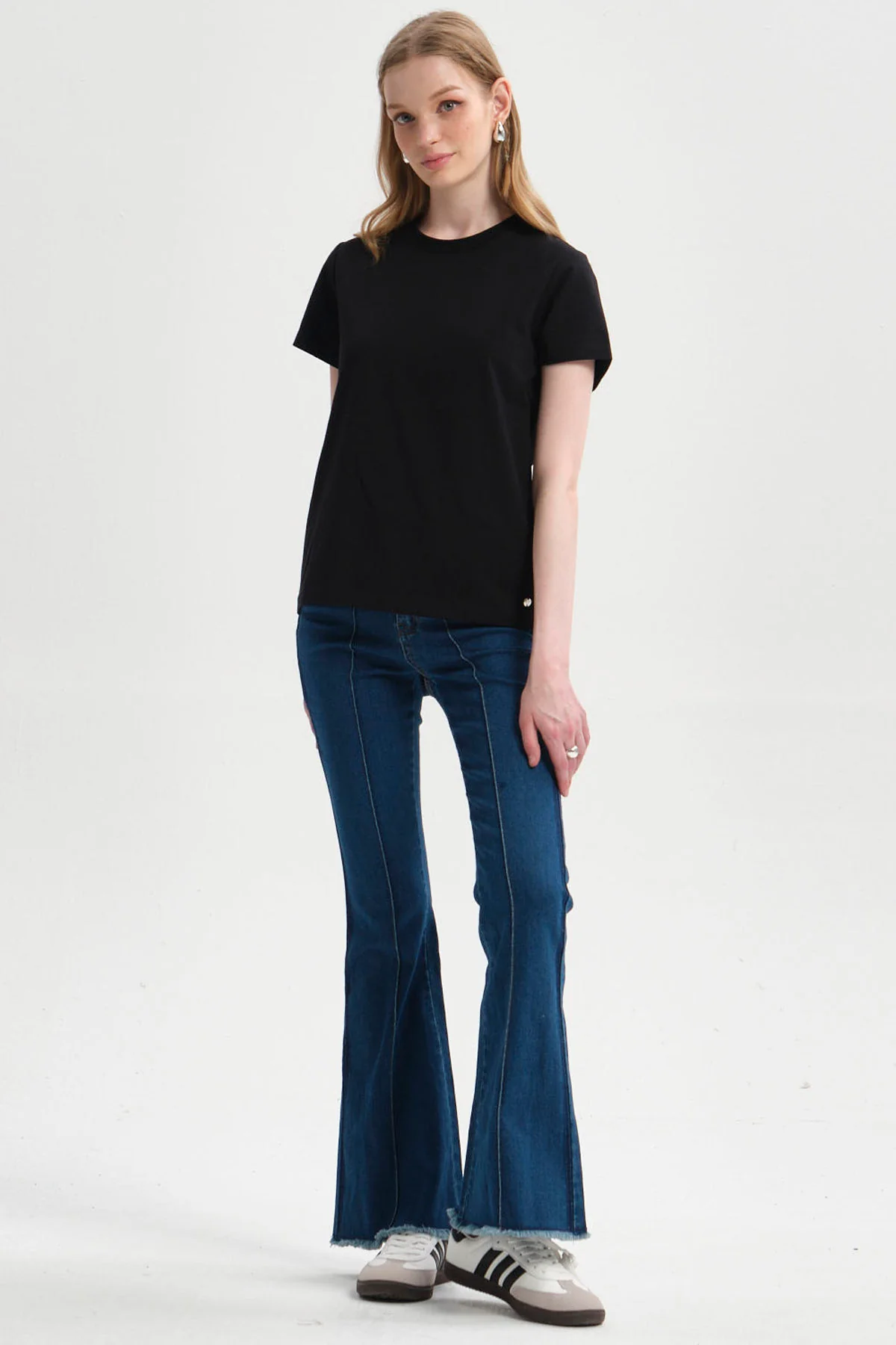 Polera Mujer Lisa Negro - Image 4