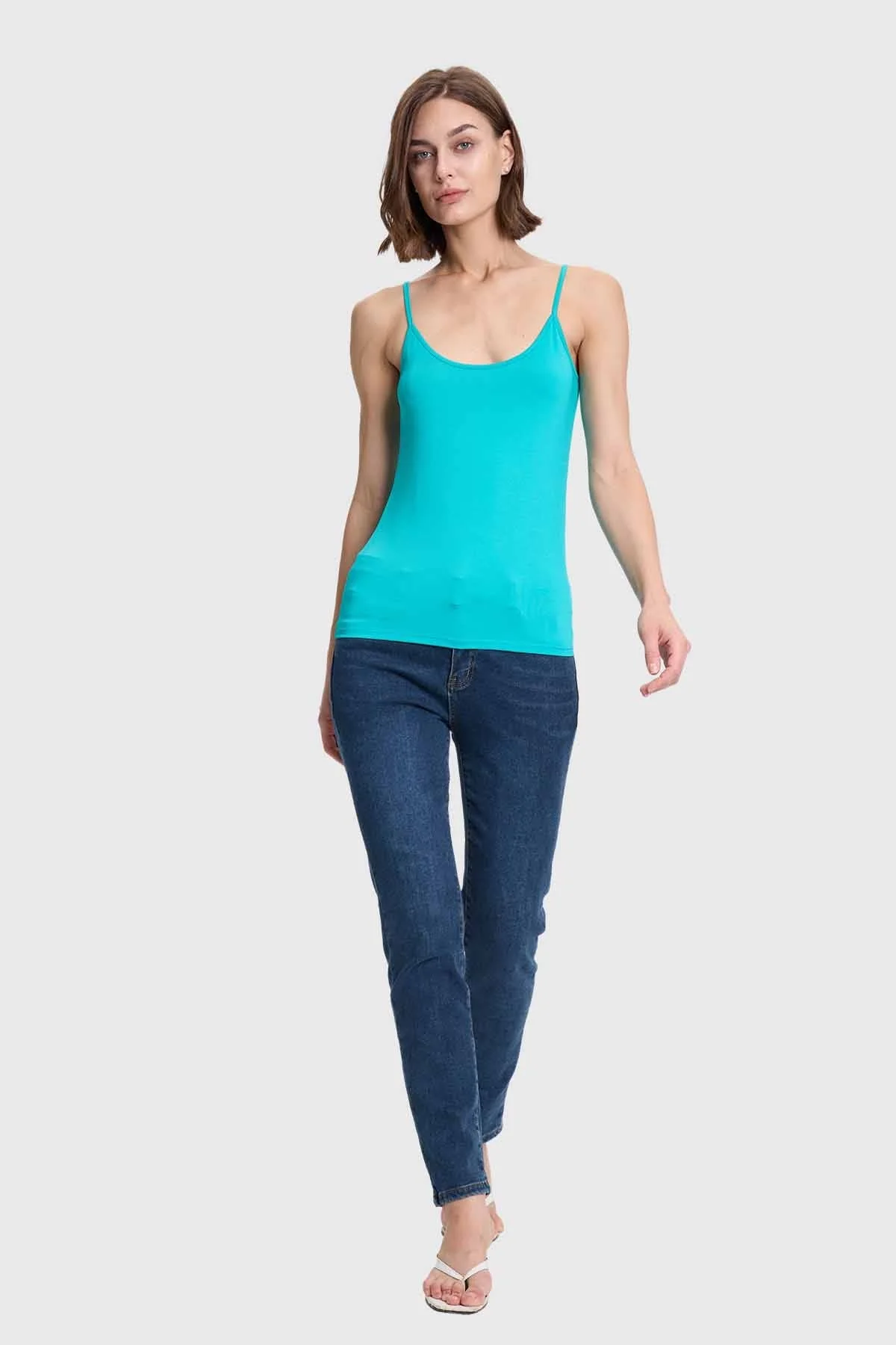 Polera Mujer Peto Pabilo Turquesa - Image 4