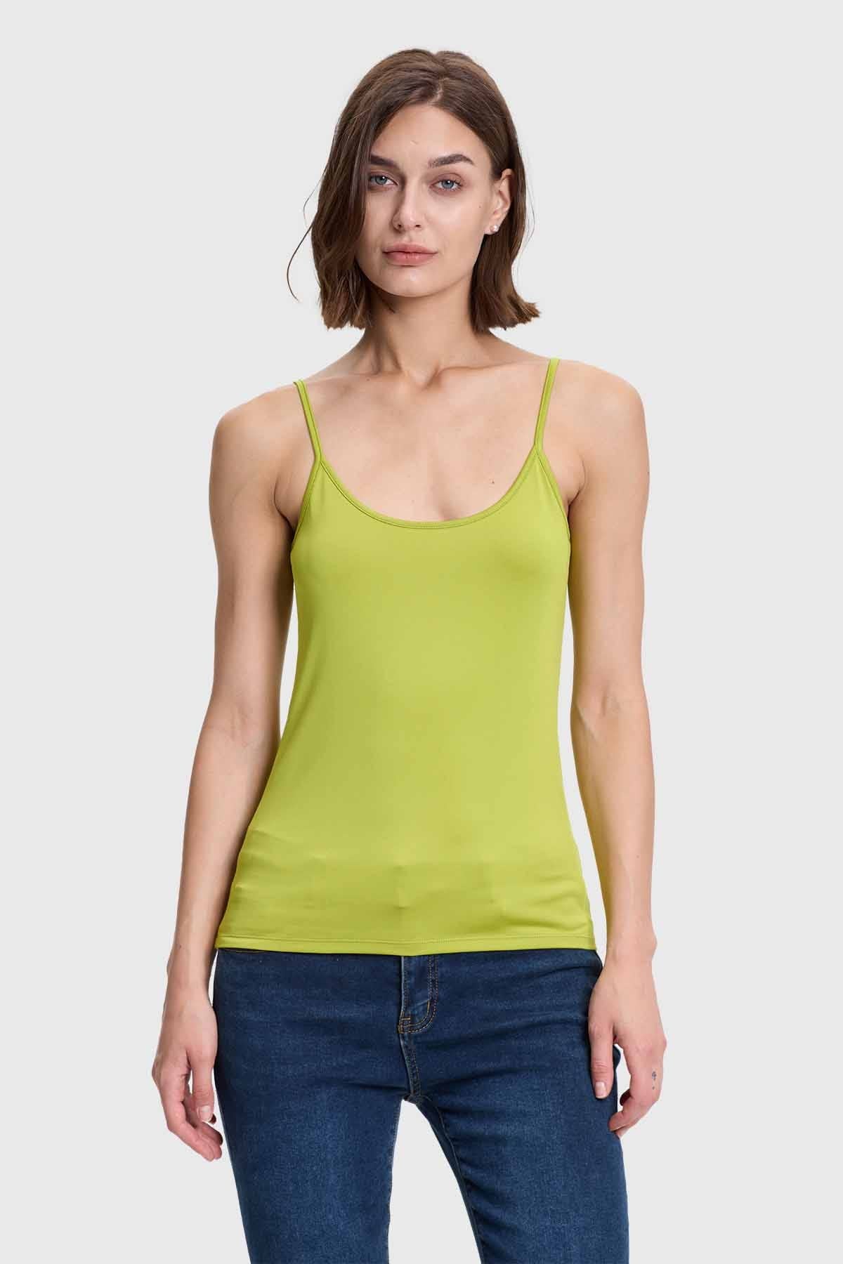 Polera Mujer Peto Pabilo Verde