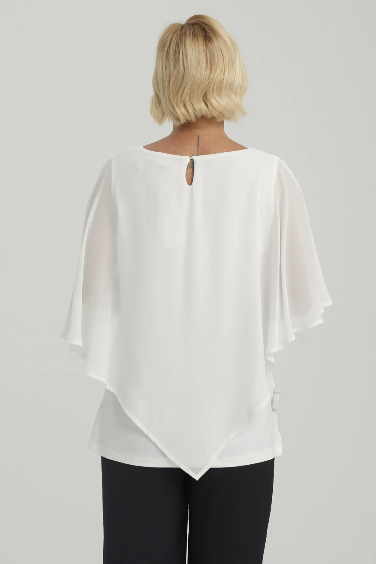 Polera Mujer Sin Hombros Y Pabilo Crudo - Image 3