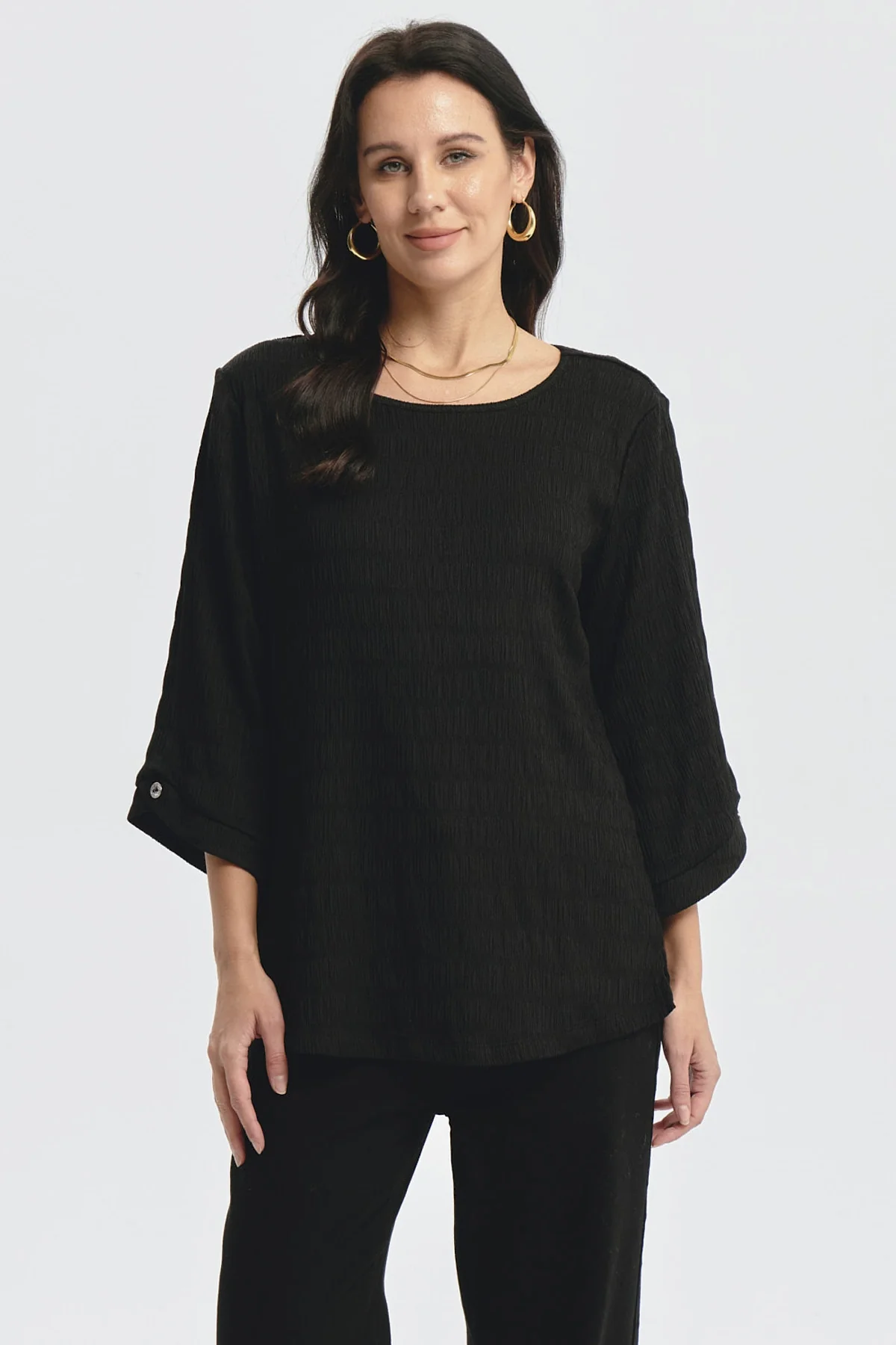 Polera Mujer Slim Negro