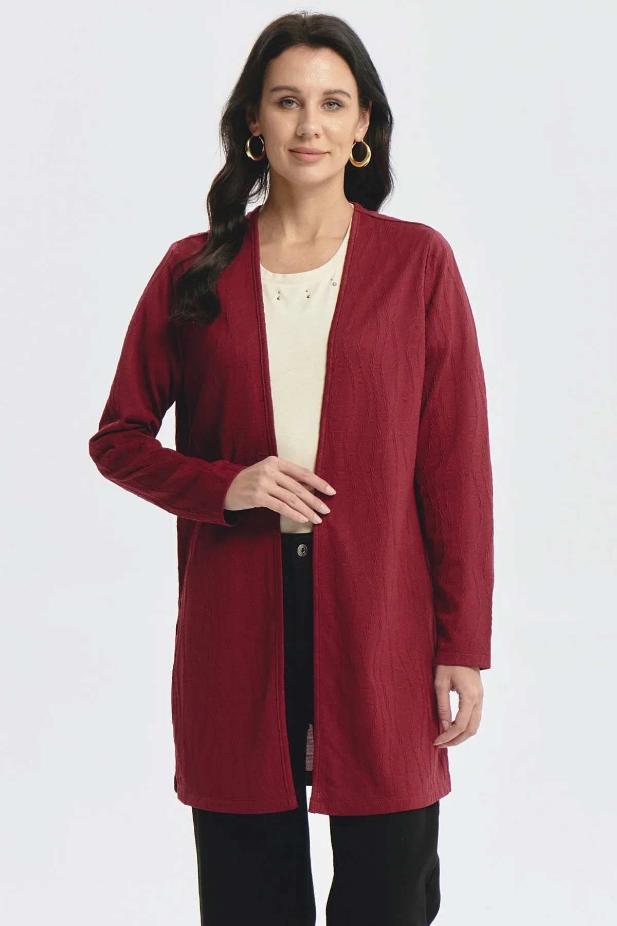 Polera Mujer Slim Rojo