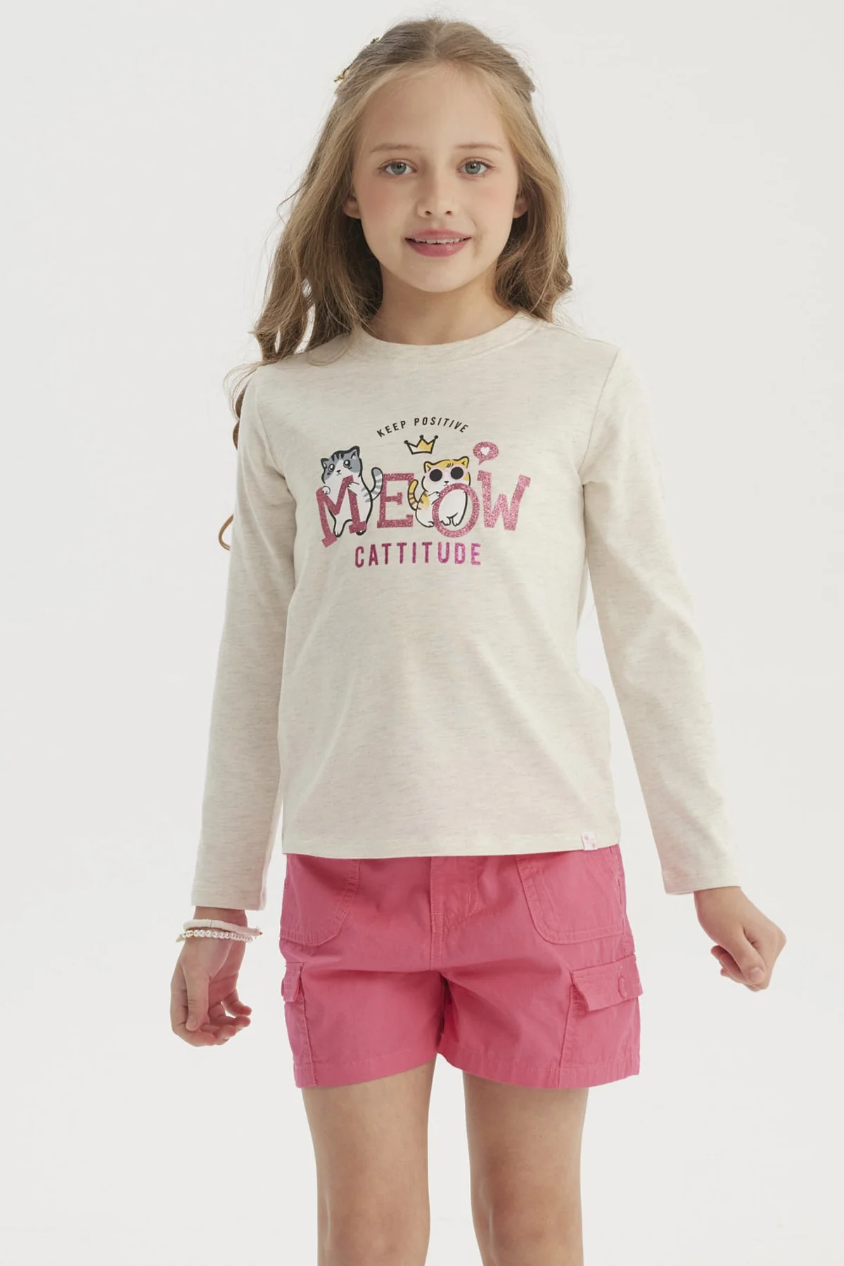 Polera Niña Básica Toddler Beige